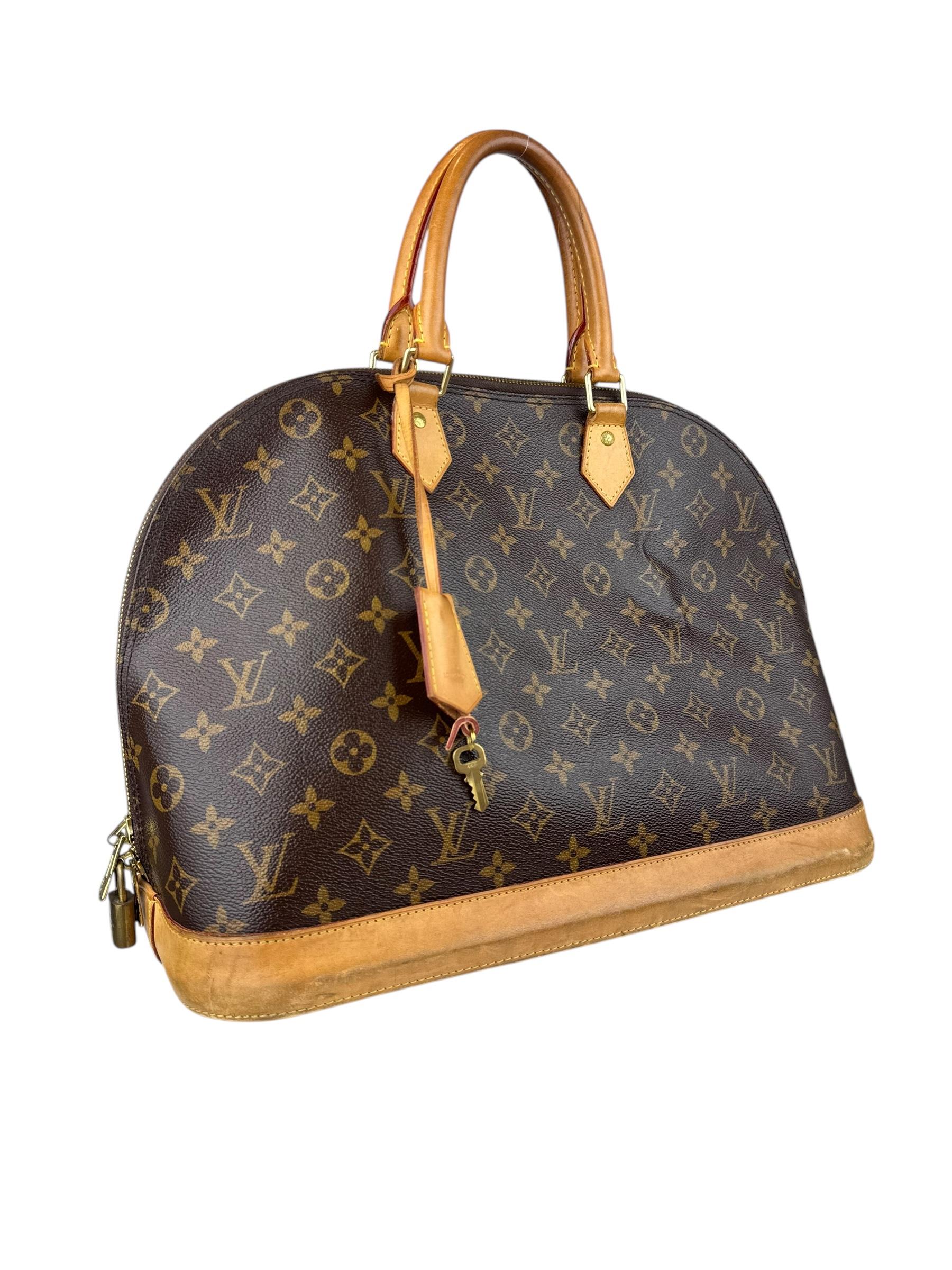 LOUIS VUITTON ALMA MONOGRAM HANDBAG 