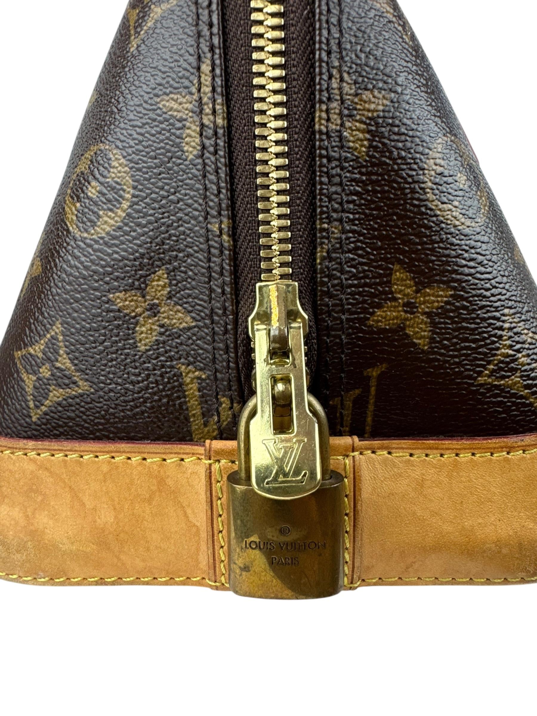 LOUIS VUITTON ALMA MONOGRAM HANDBAG 