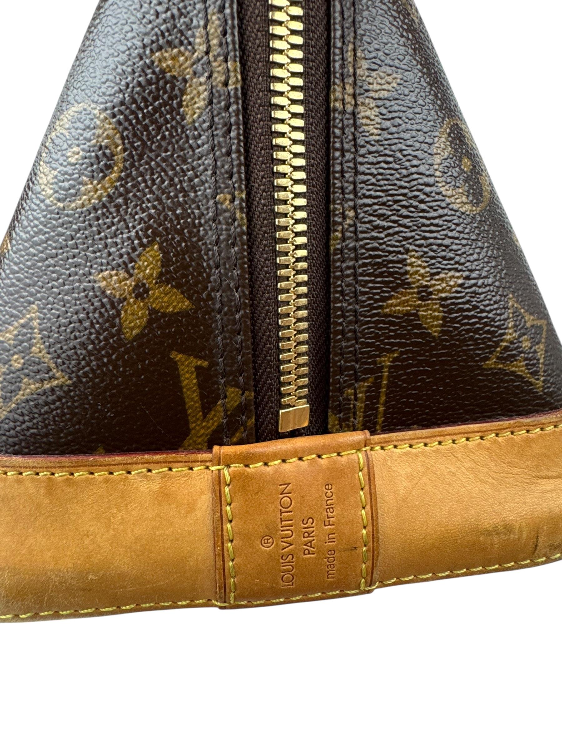 LOUIS VUITTON ALMA MONOGRAM HANDBAG 