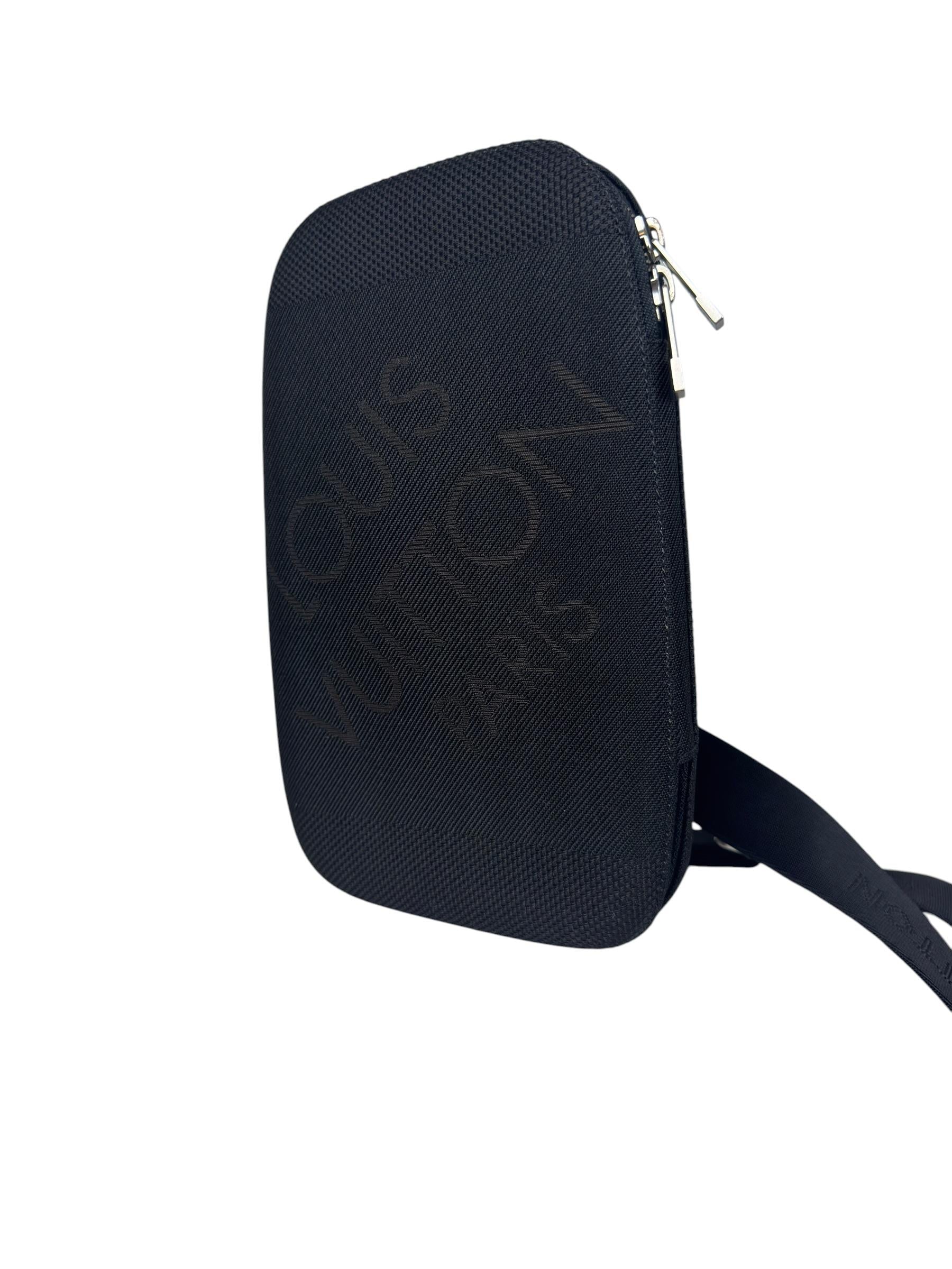LOUIS VUITTON BLACK DAMIER GEANT MAGE BAG