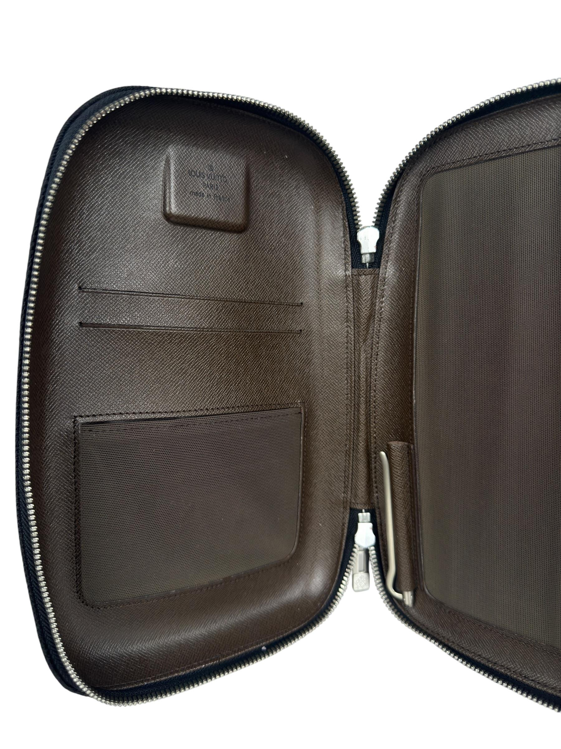LOUIS VUITTON BLACK DAMIER GEANT MAGE BAG