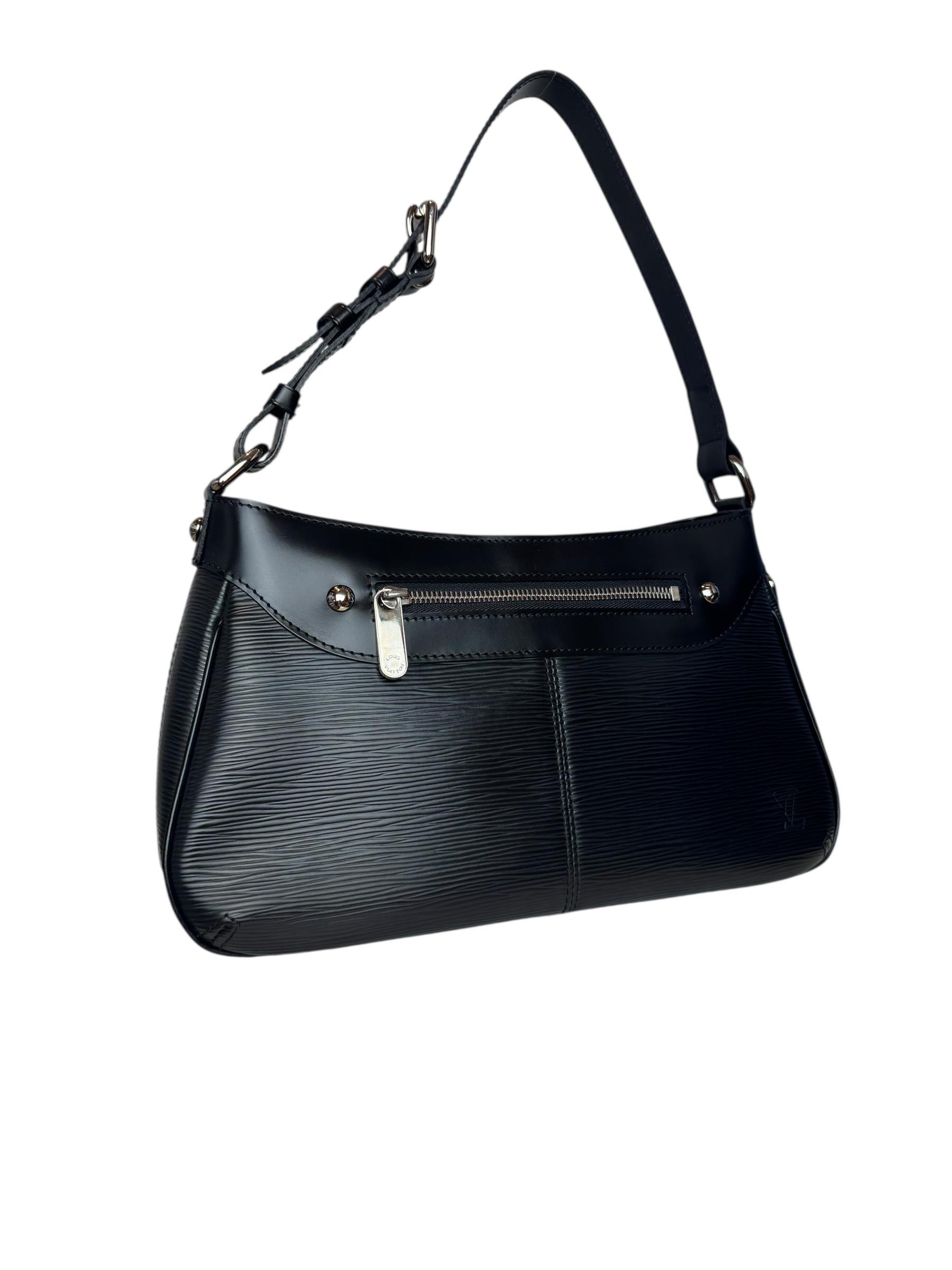 LOUIS VUITTON BLACK TURENNE SHOULDER BAG
