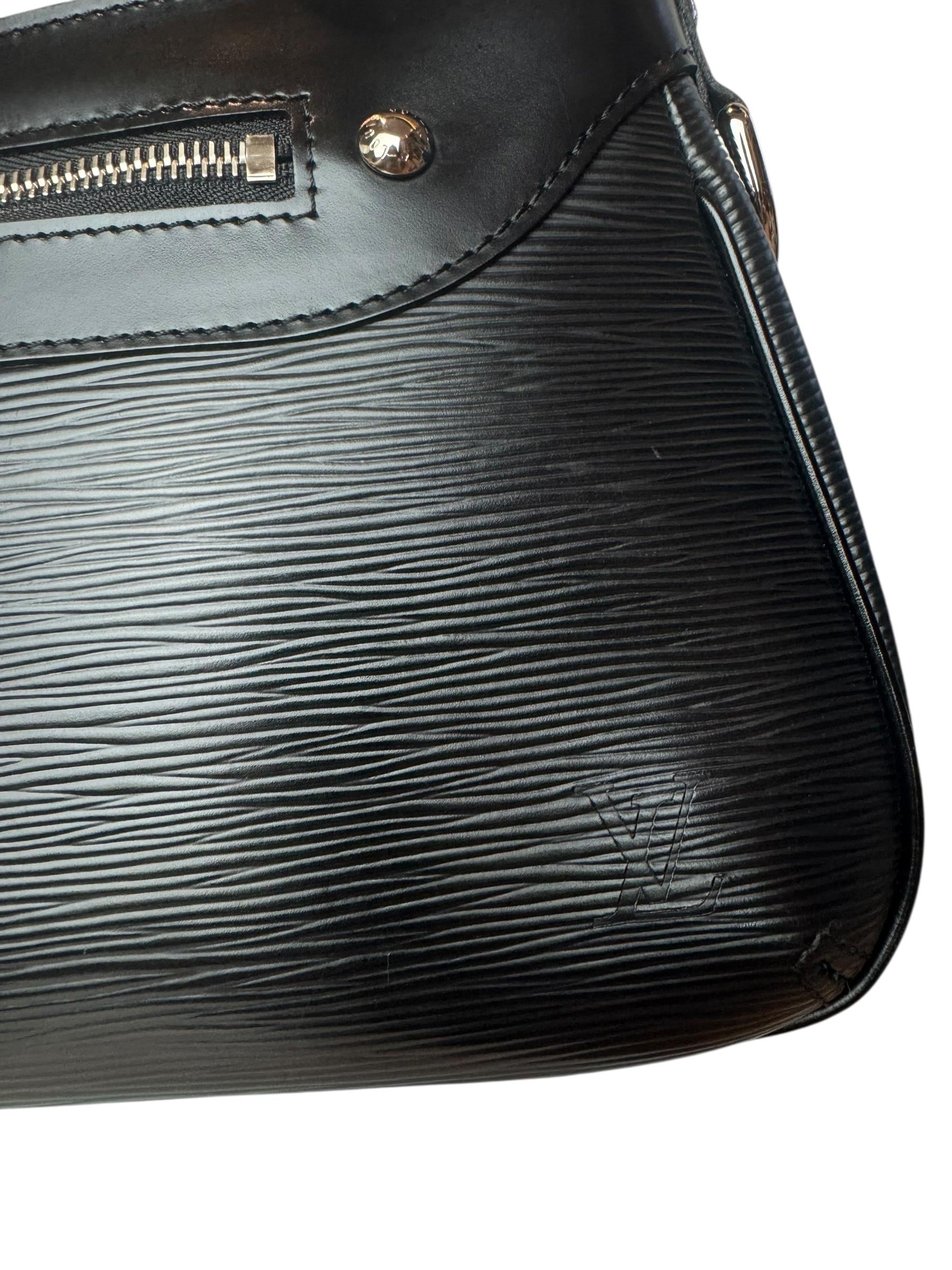 LOUIS VUITTON BLACK TURENNE SHOULDER BAG
