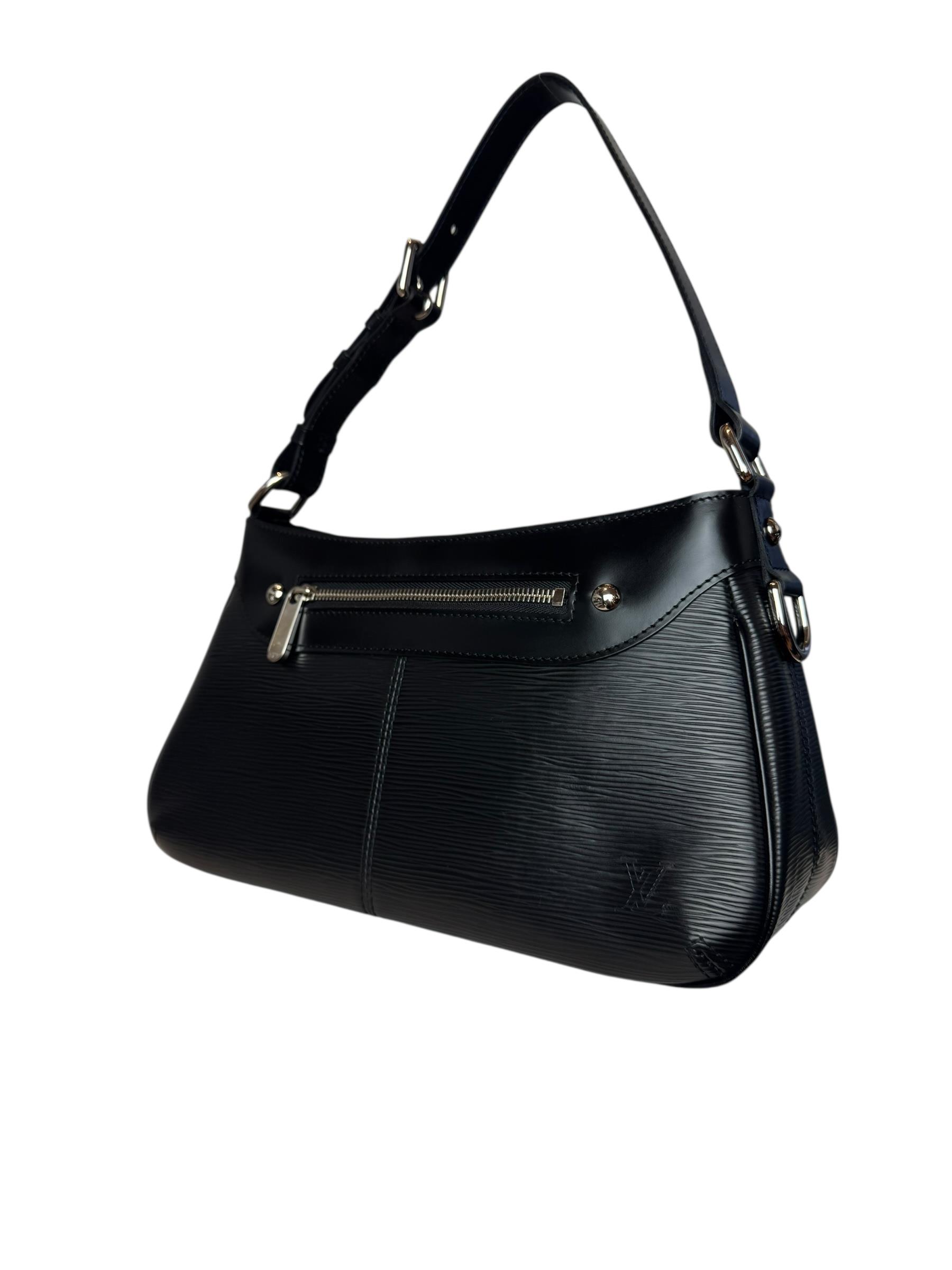 LOUIS VUITTON BLACK TURENNE SHOULDER BAG