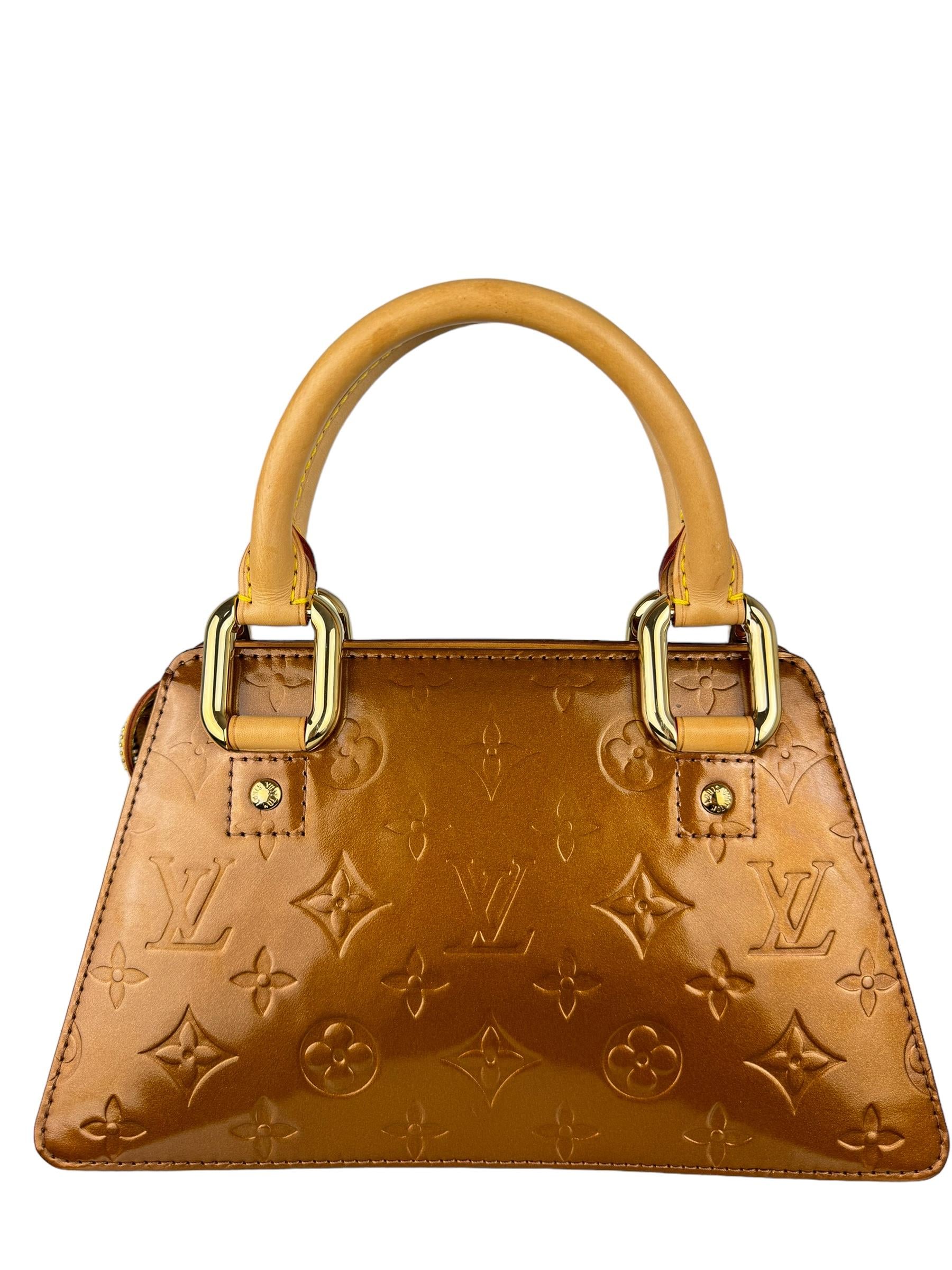 LOUIS VUITTON BRONZE PM PORSYTH HANDBAG