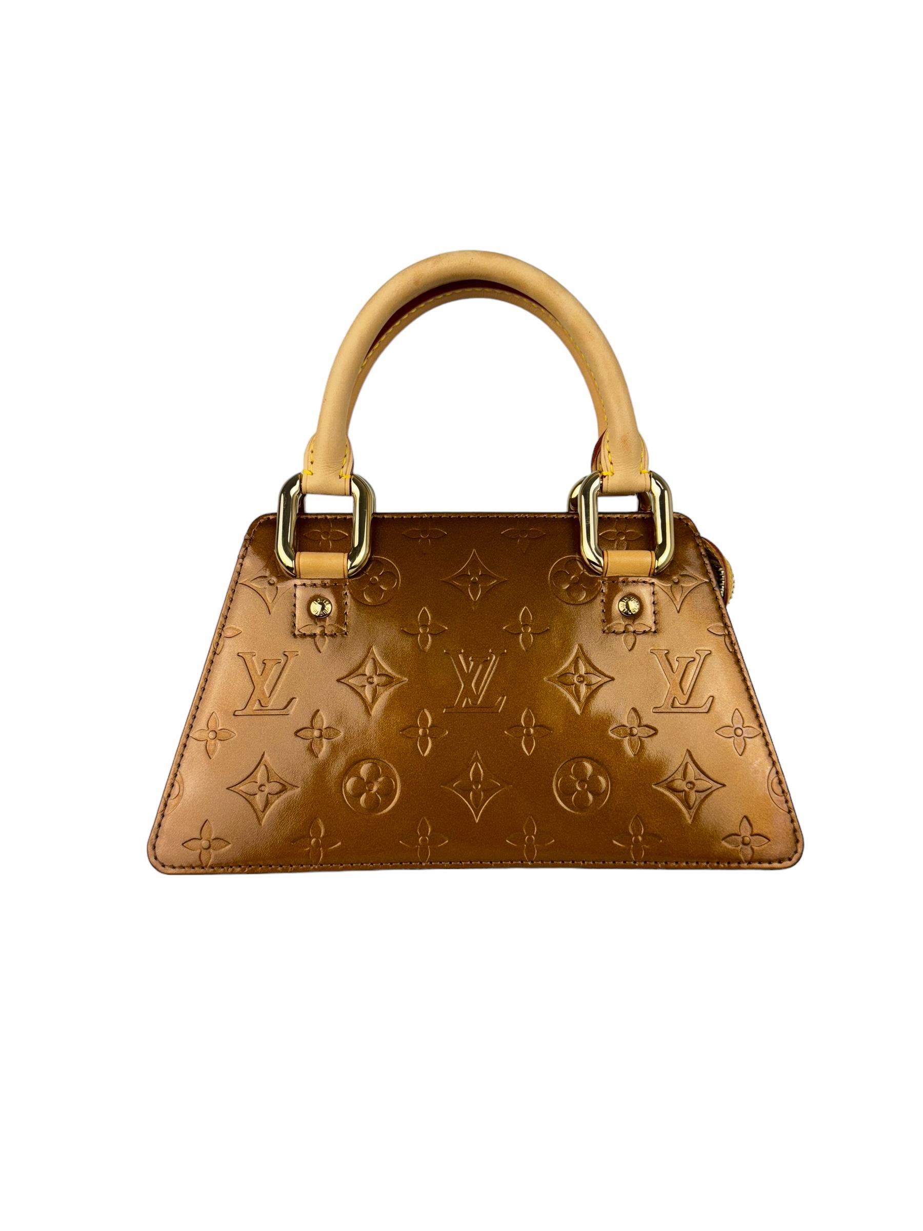 LOUIS VUITTON BRONZE PM PORSYTH HANDBAG