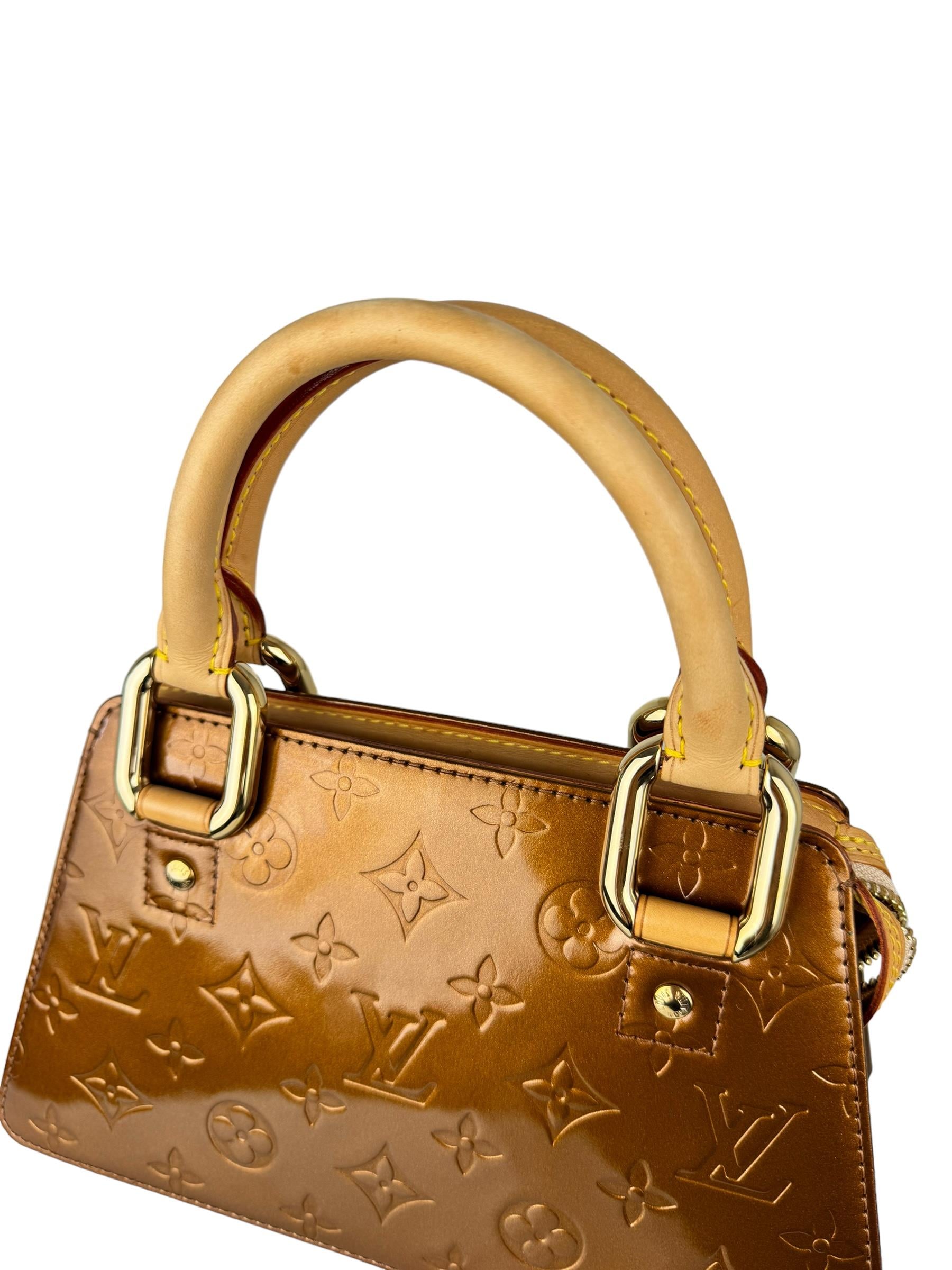 LOUIS VUITTON BRONZE PM PORSYTH HANDBAG