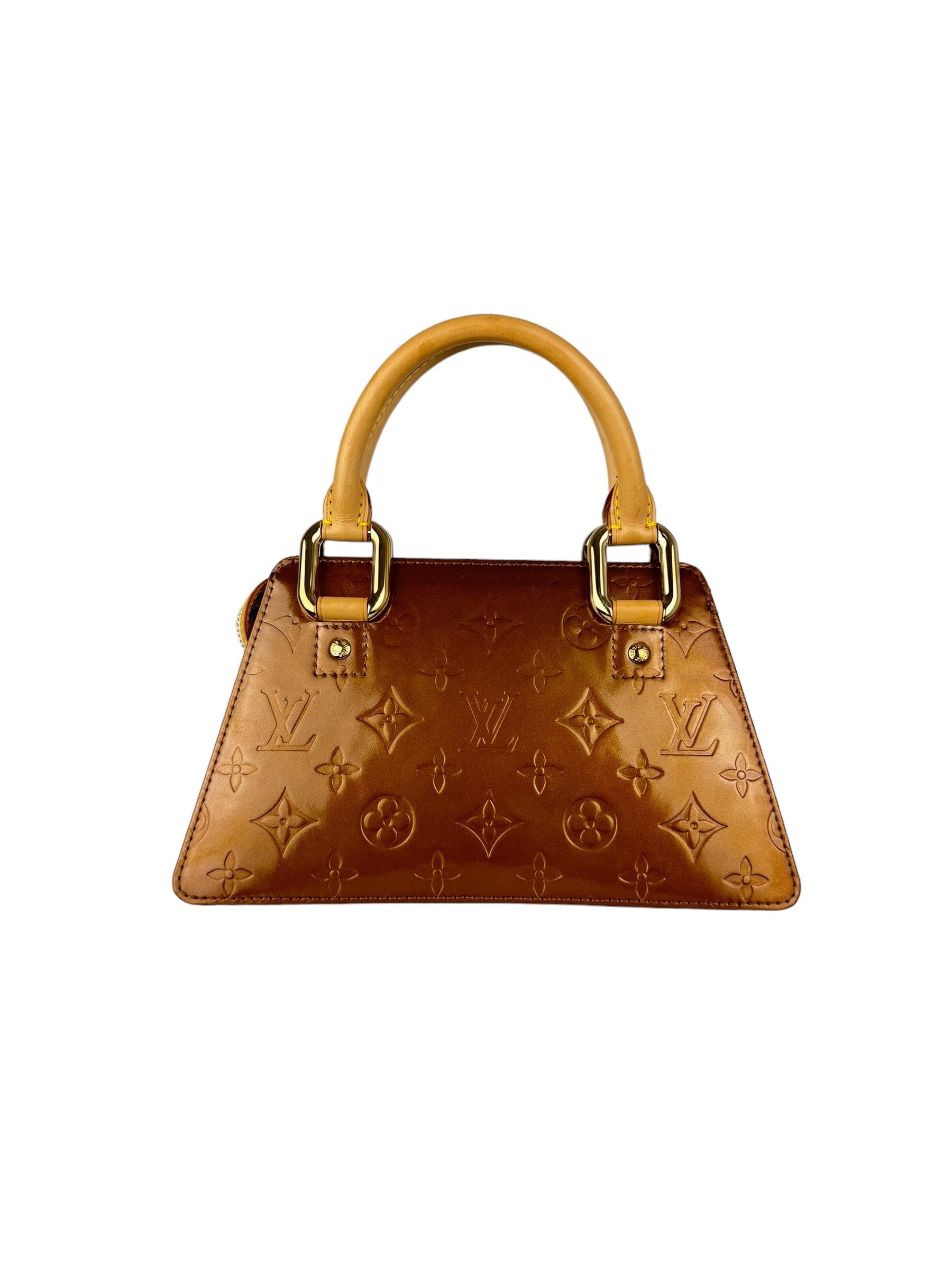 LOUIS VUITTON BRONZE PM PORSYTH HANDBAG