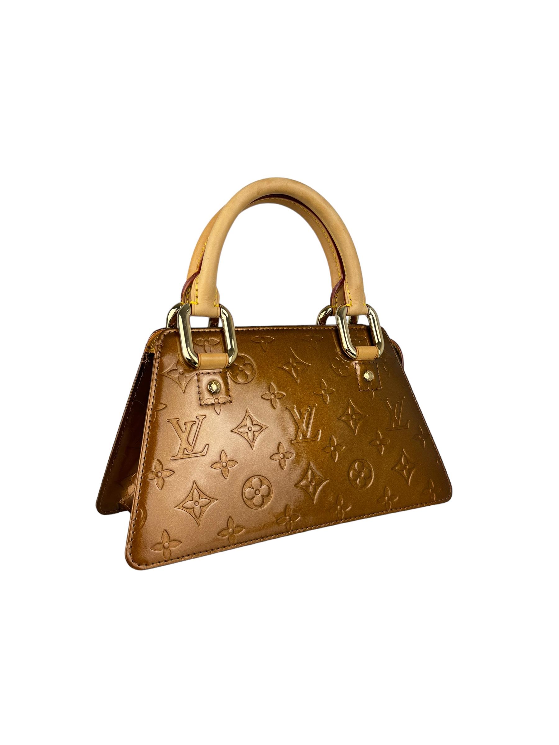LOUIS VUITTON BRONZE PM PORSYTH HANDBAG
