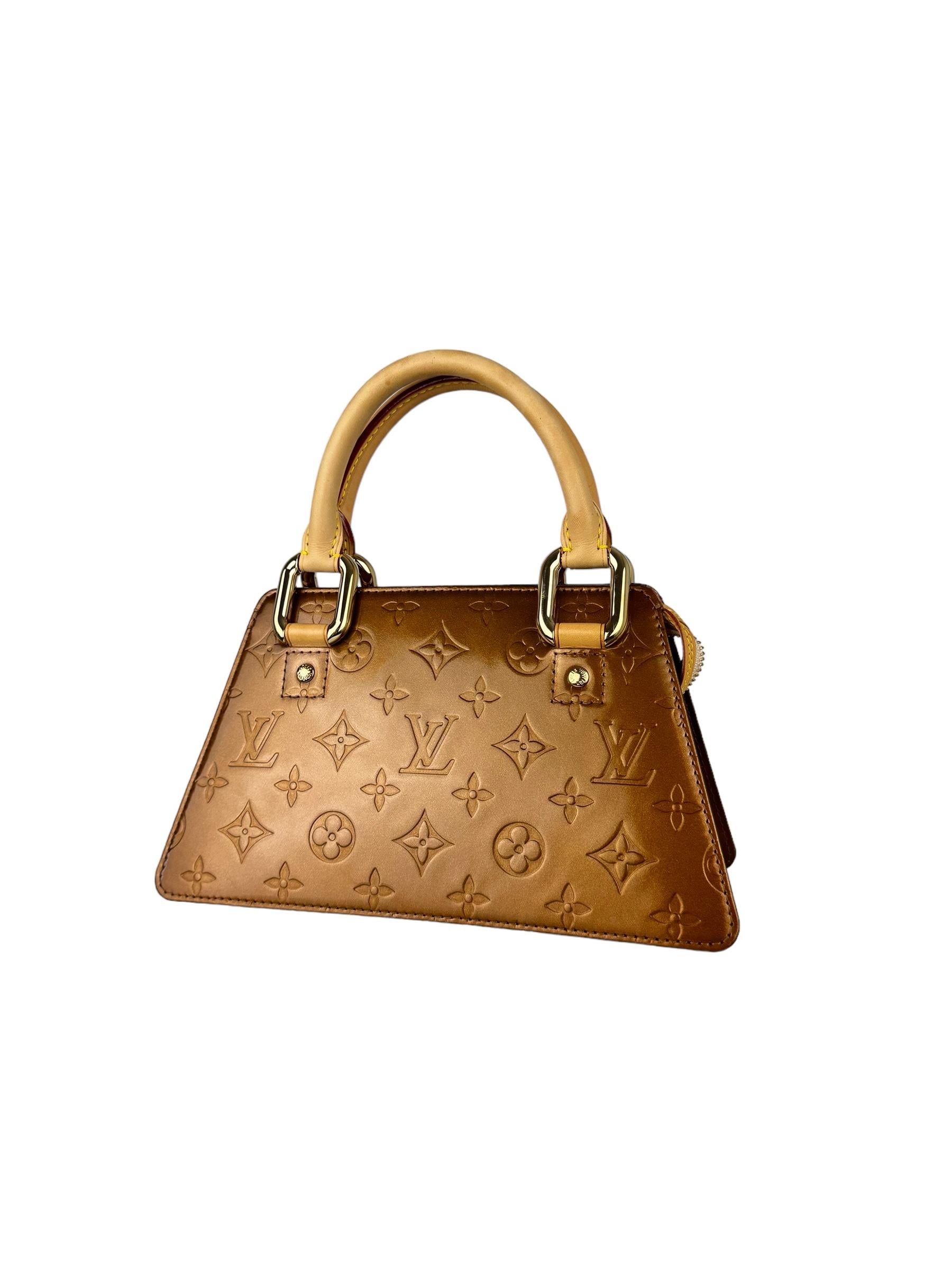 LOUIS VUITTON BRONZE PM PORSYTH HANDBAG