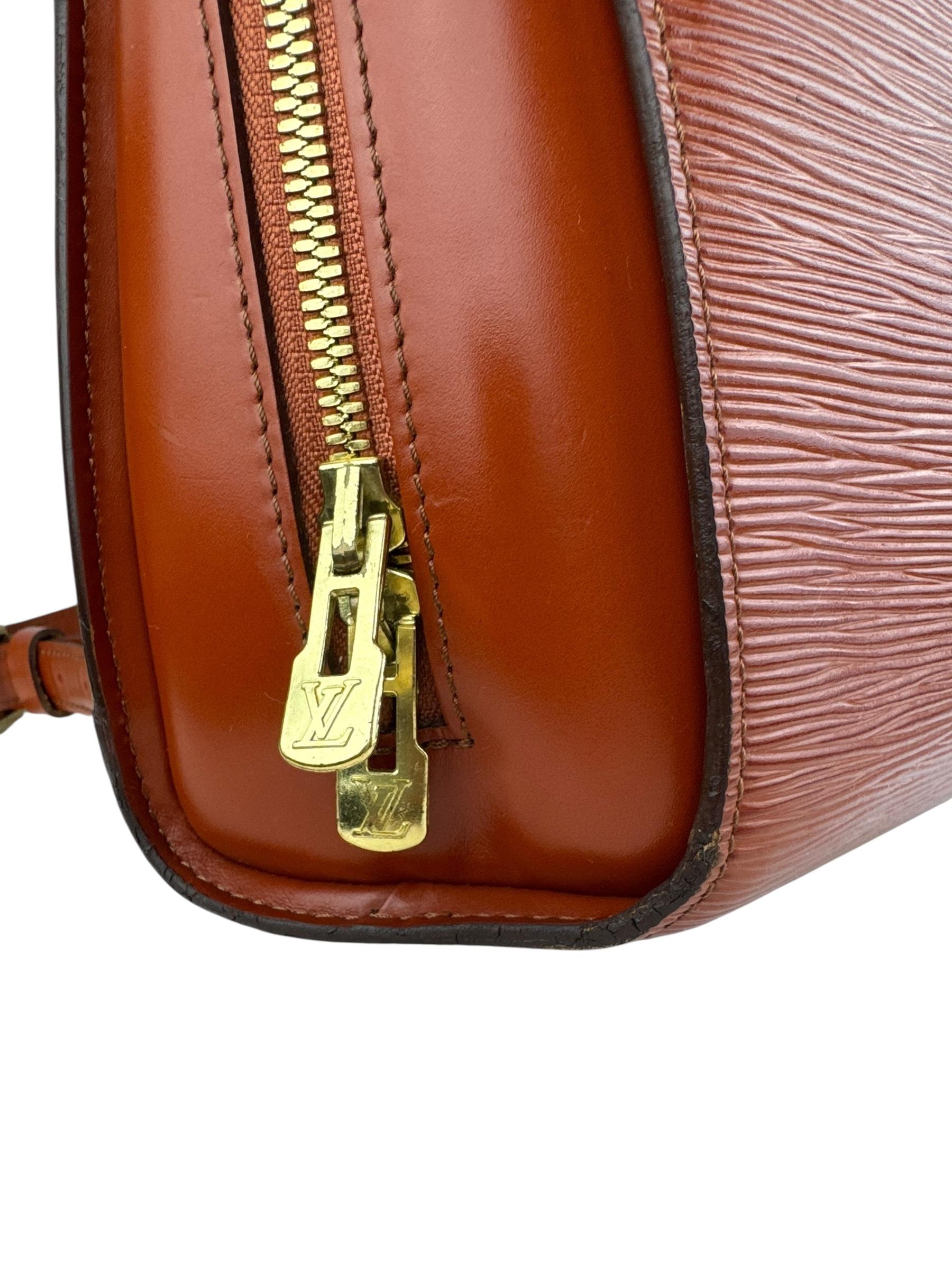 LOUIS VUITTON BROWN EPI BACKPACK