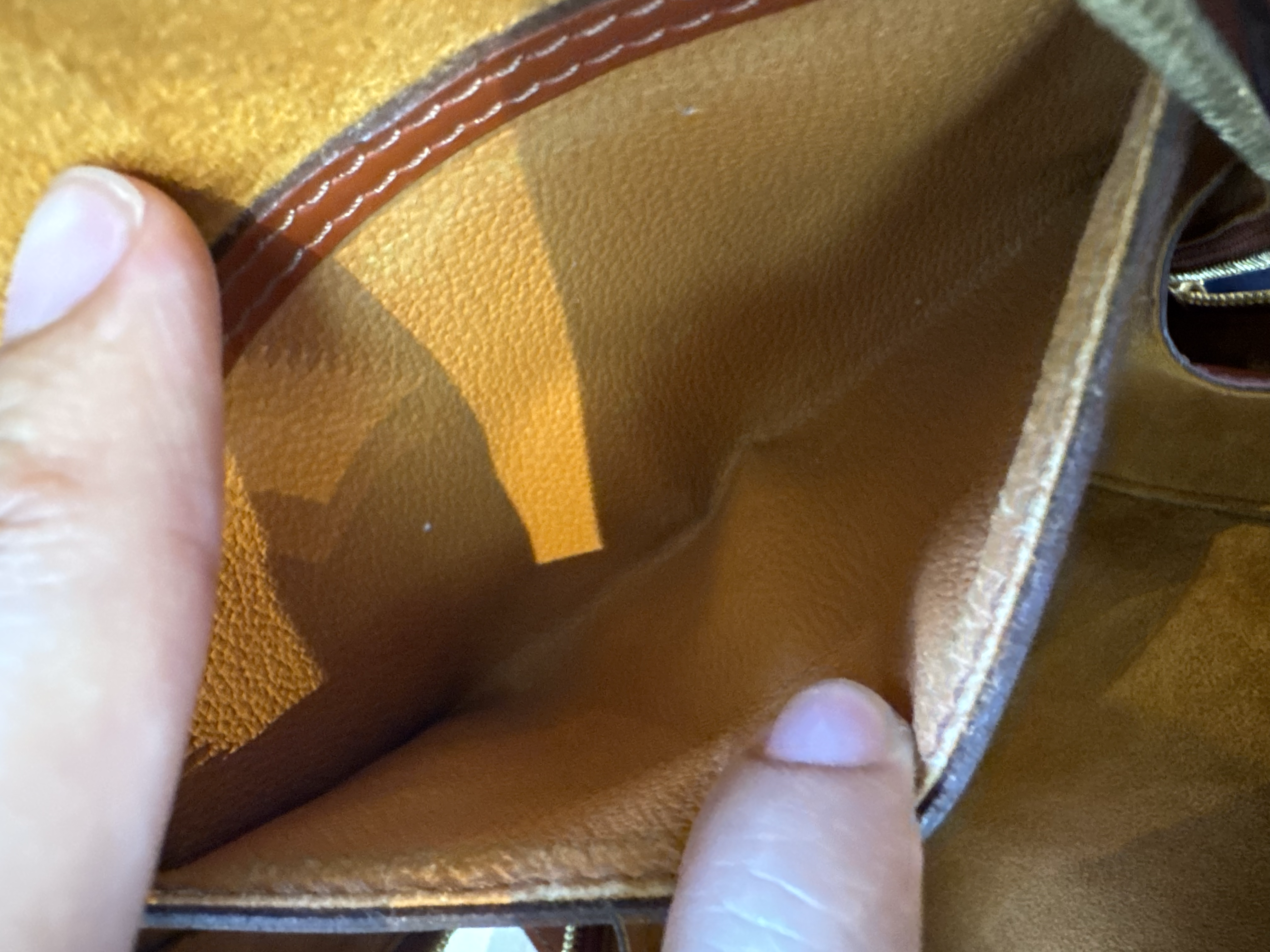LOUIS VUITTON BROWN EPI BACKPACK