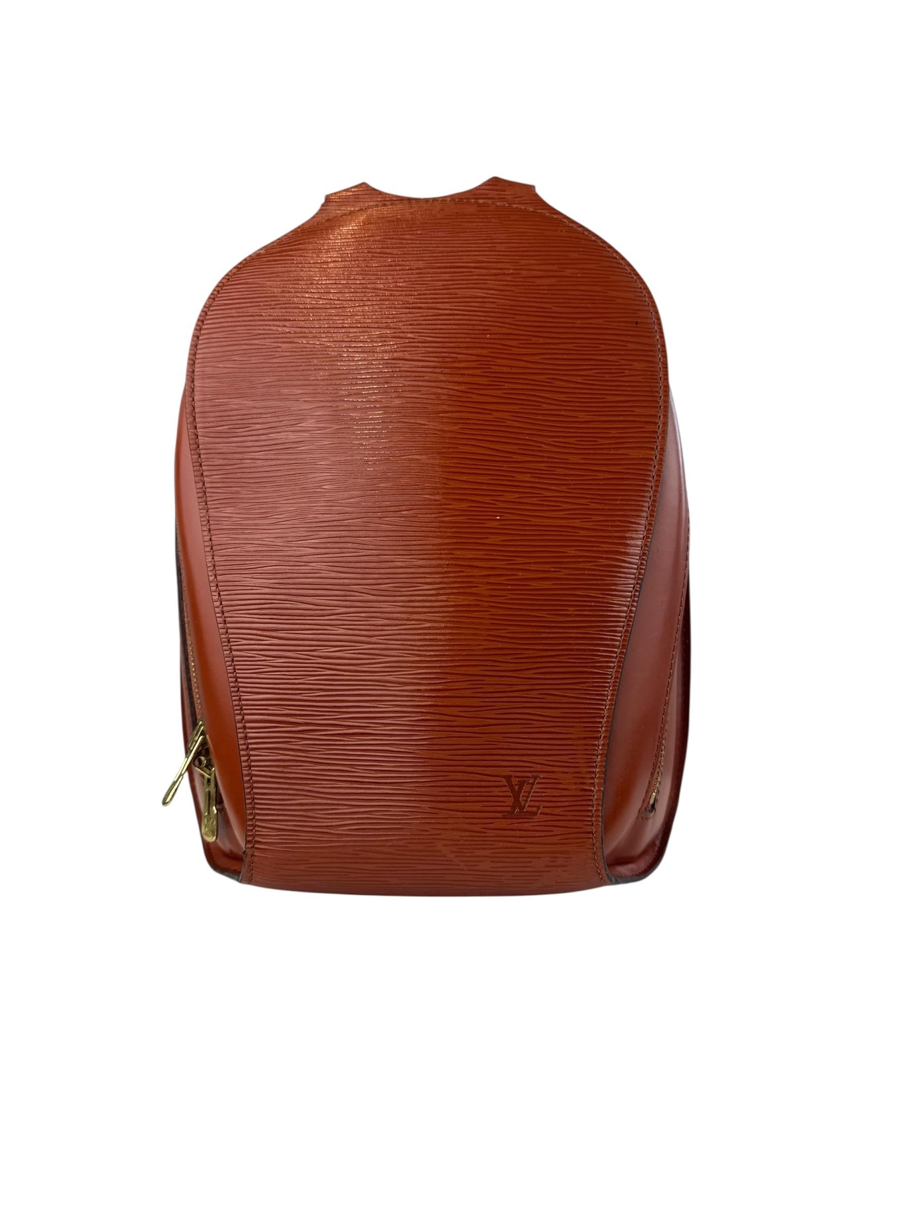 LOUIS VUITTON BROWN EPI BACKPACK