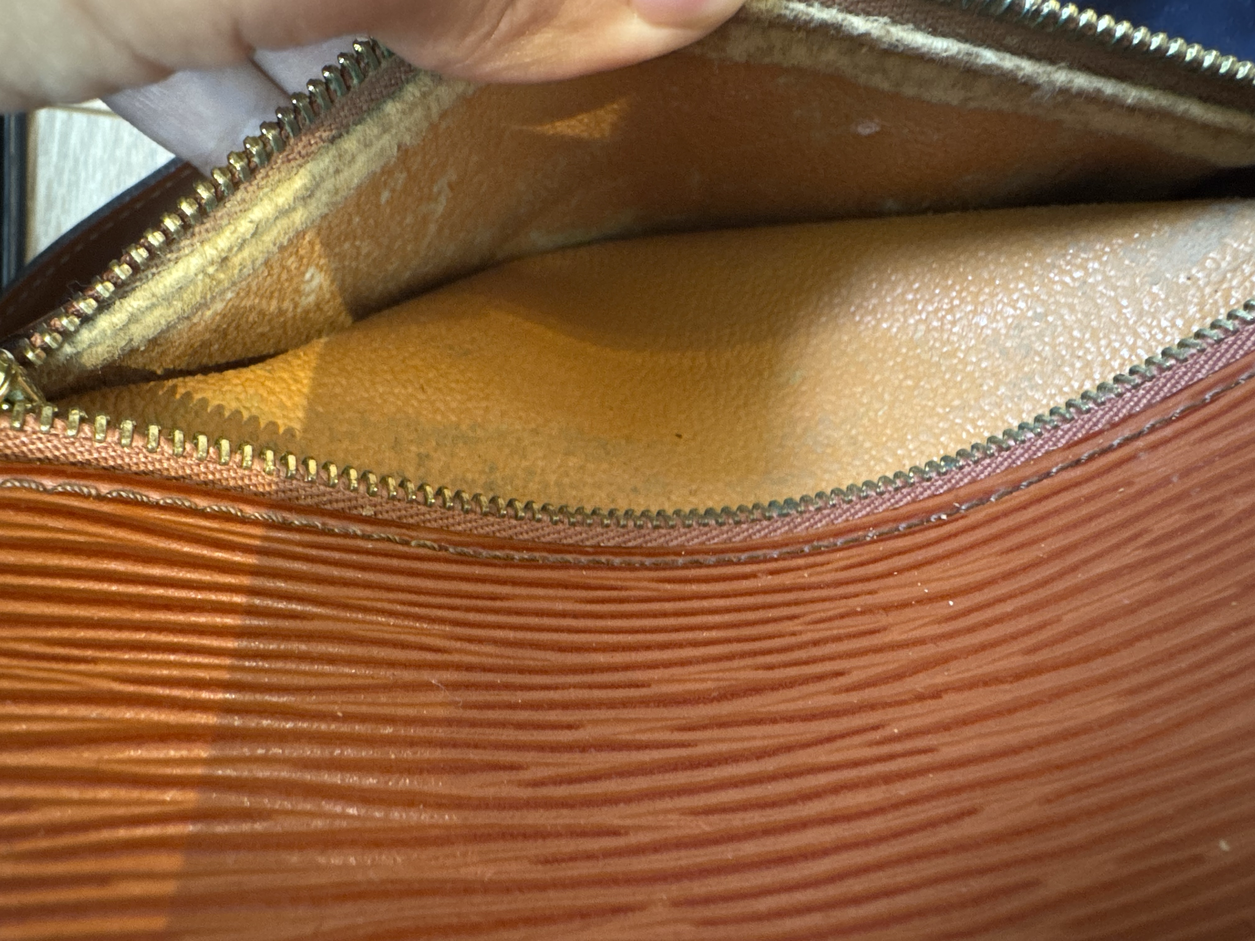 LOUIS VUITTON BROWN EPI BACKPACK