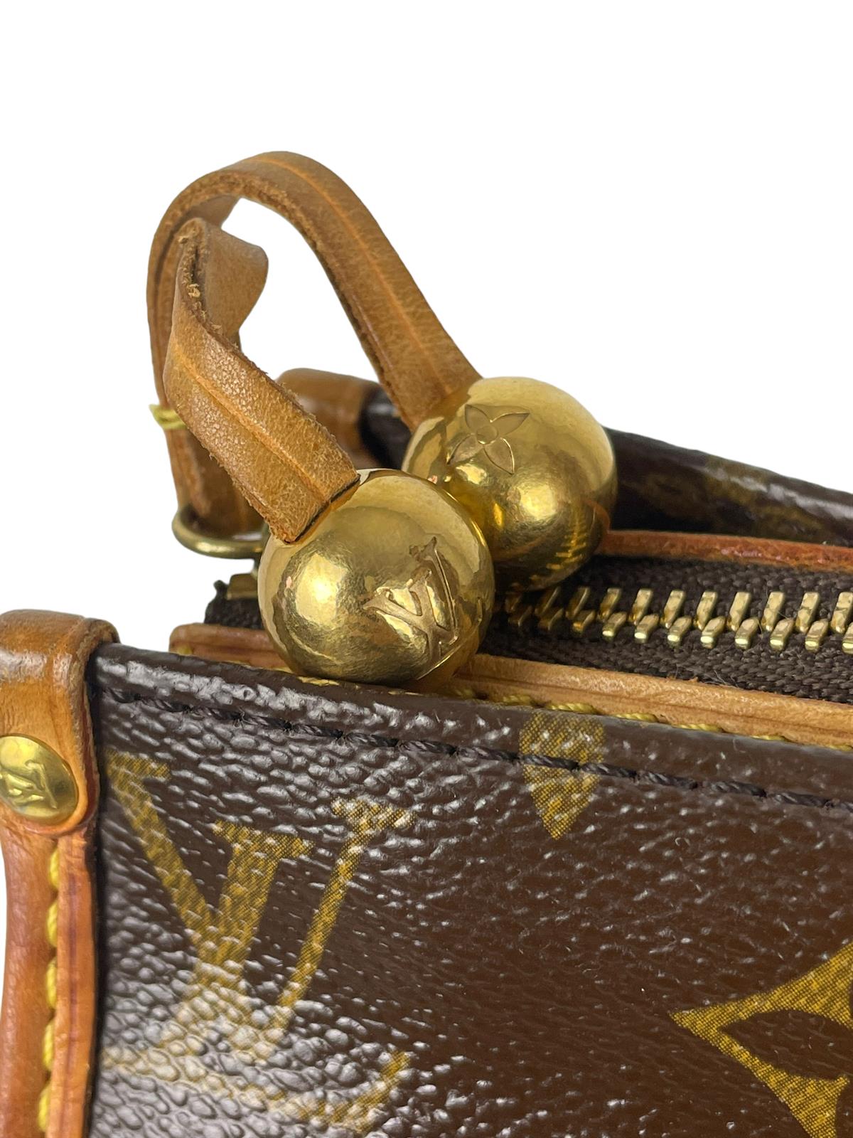 LOUIS VUITTON BROWN POPINCOURT HANDBAG