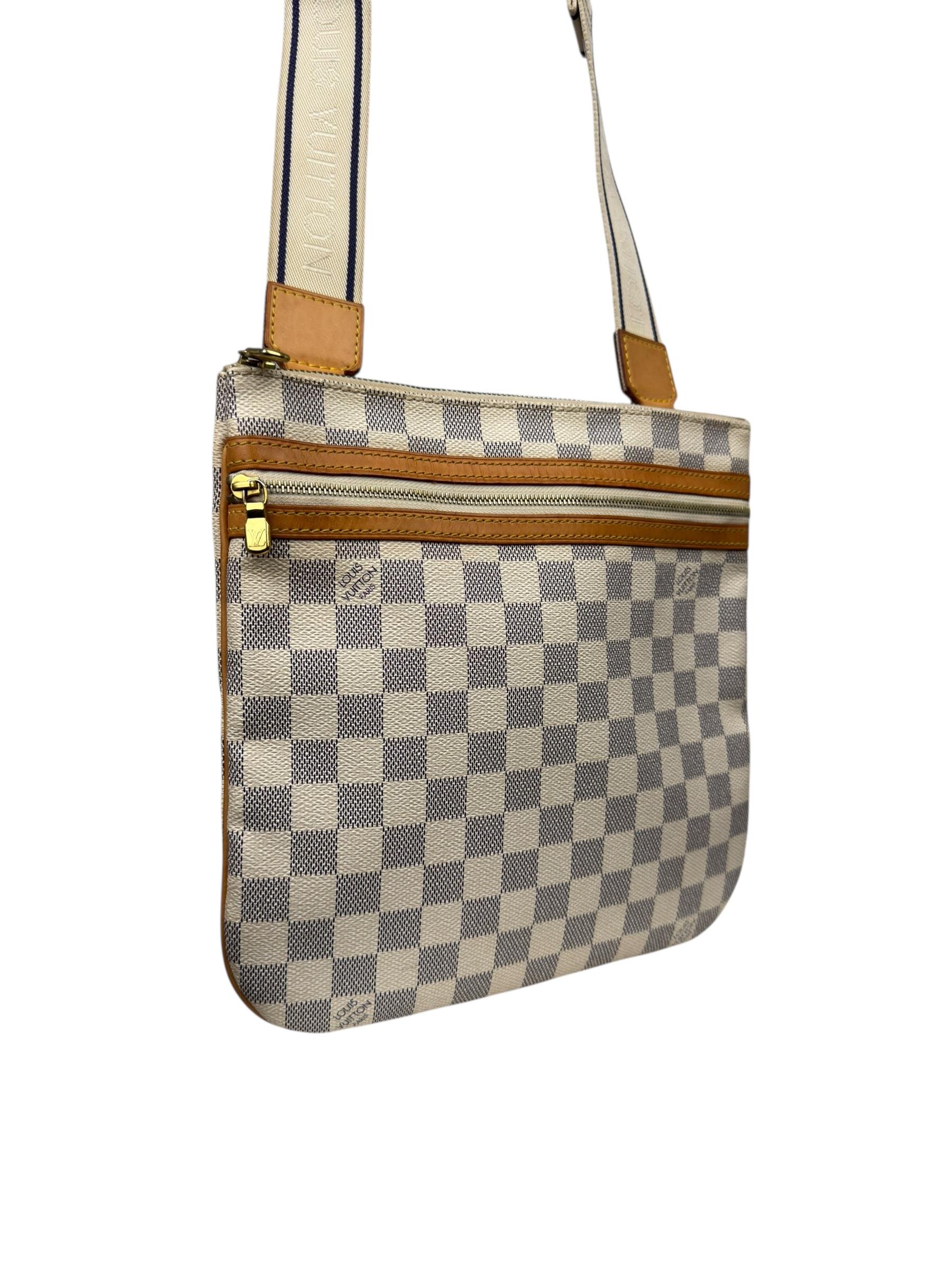 LOUIS VUITTON DAMIER AZUR MESSENGER BAG