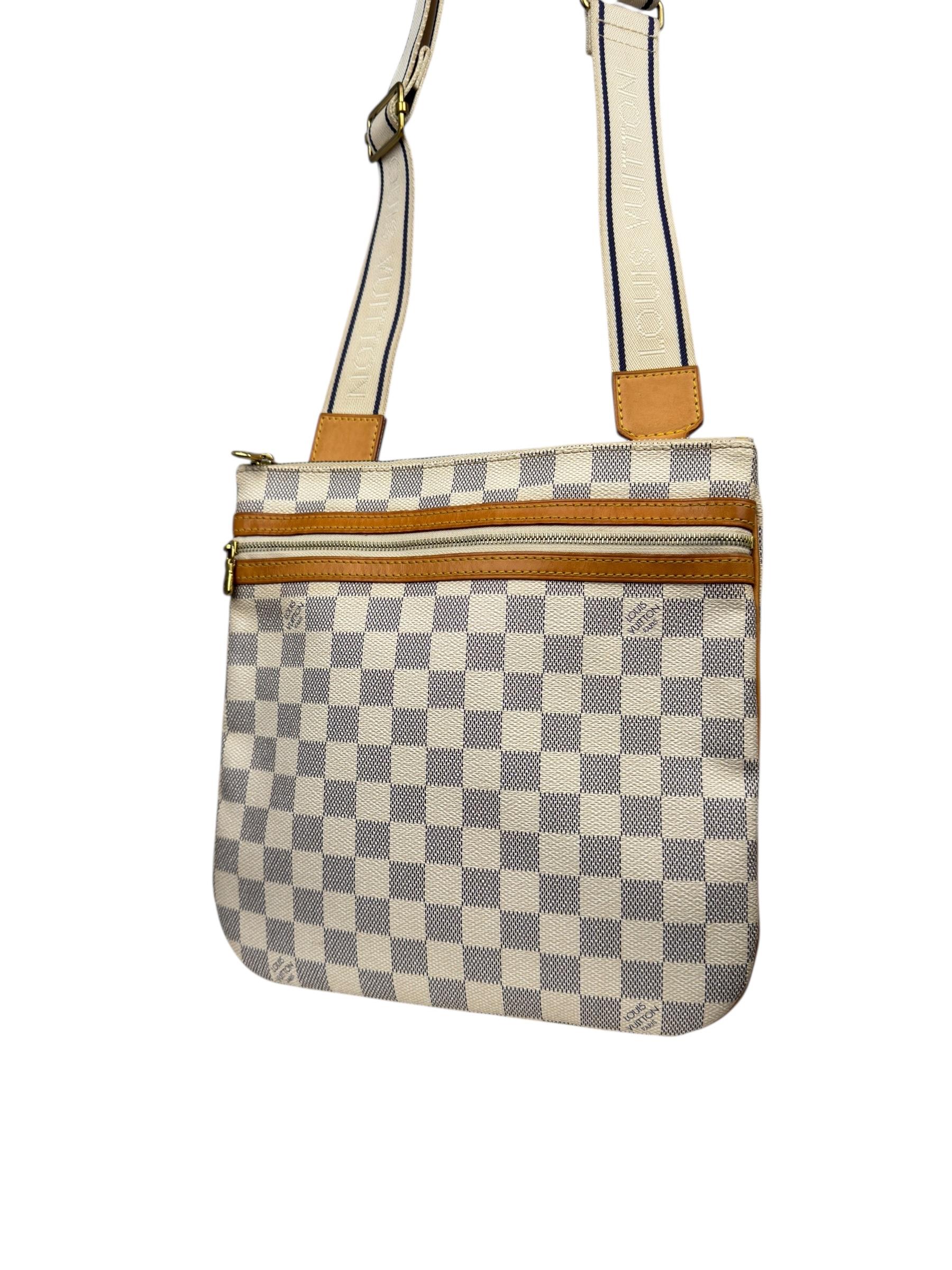 LOUIS VUITTON DAMIER AZUR MESSENGER BAG