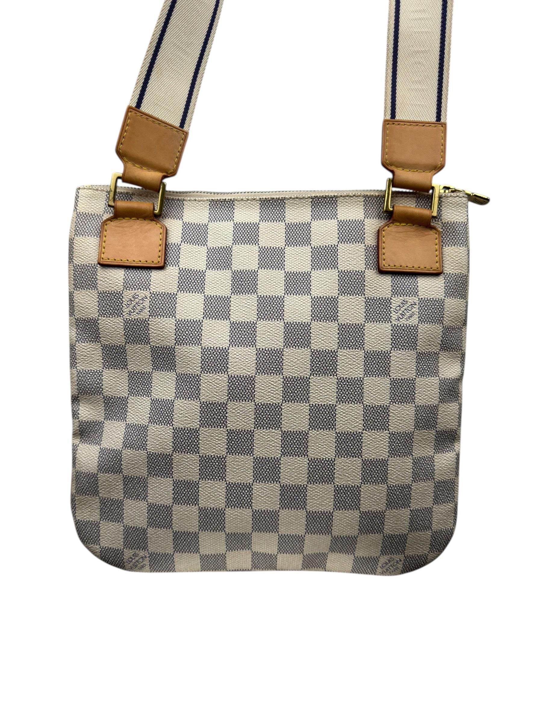 LOUIS VUITTON DAMIER AZUR MESSENGER BAG