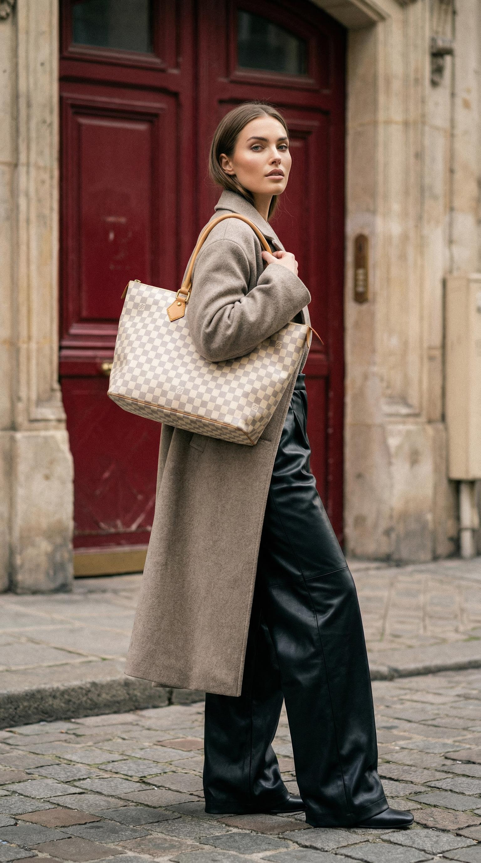 LOUIS VUITTON DAMIER AZUR SALEYA GM TOTE