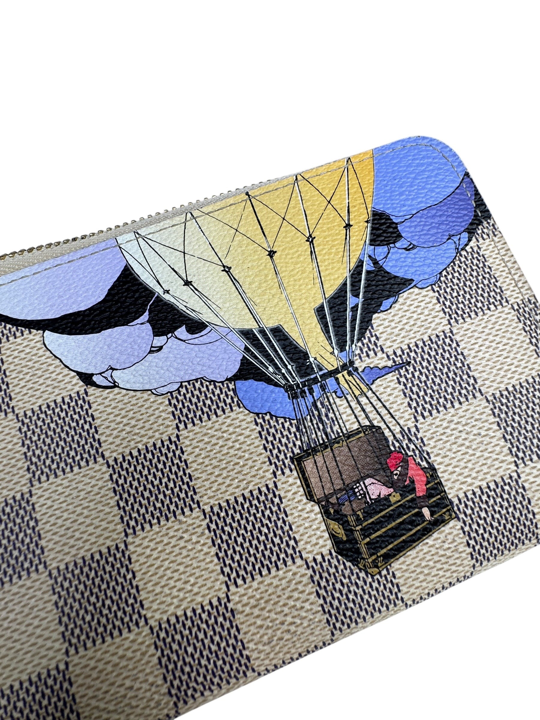 LOUIS VUITTON DAMIER AZUR ZIPPY WALLET