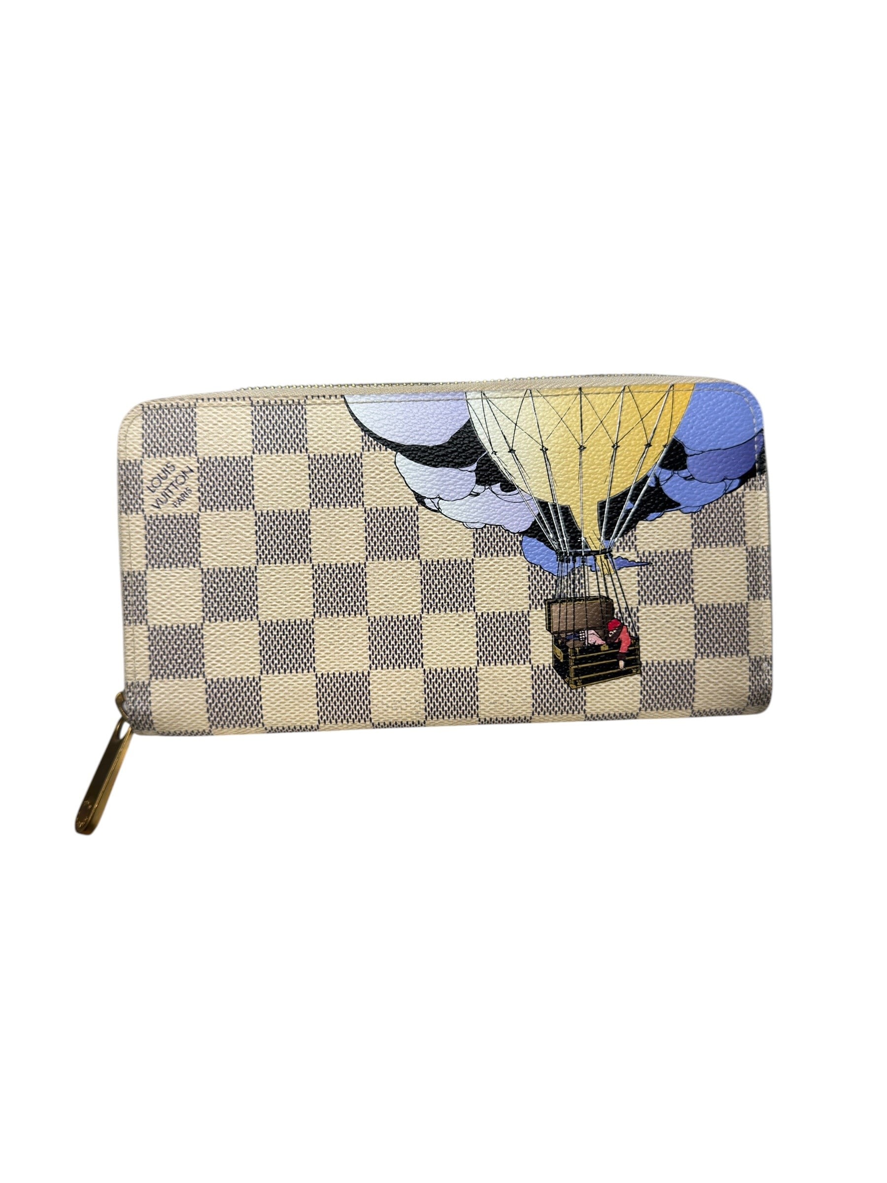 LOUIS VUITTON DAMIER AZUR ZIPPY WALLET