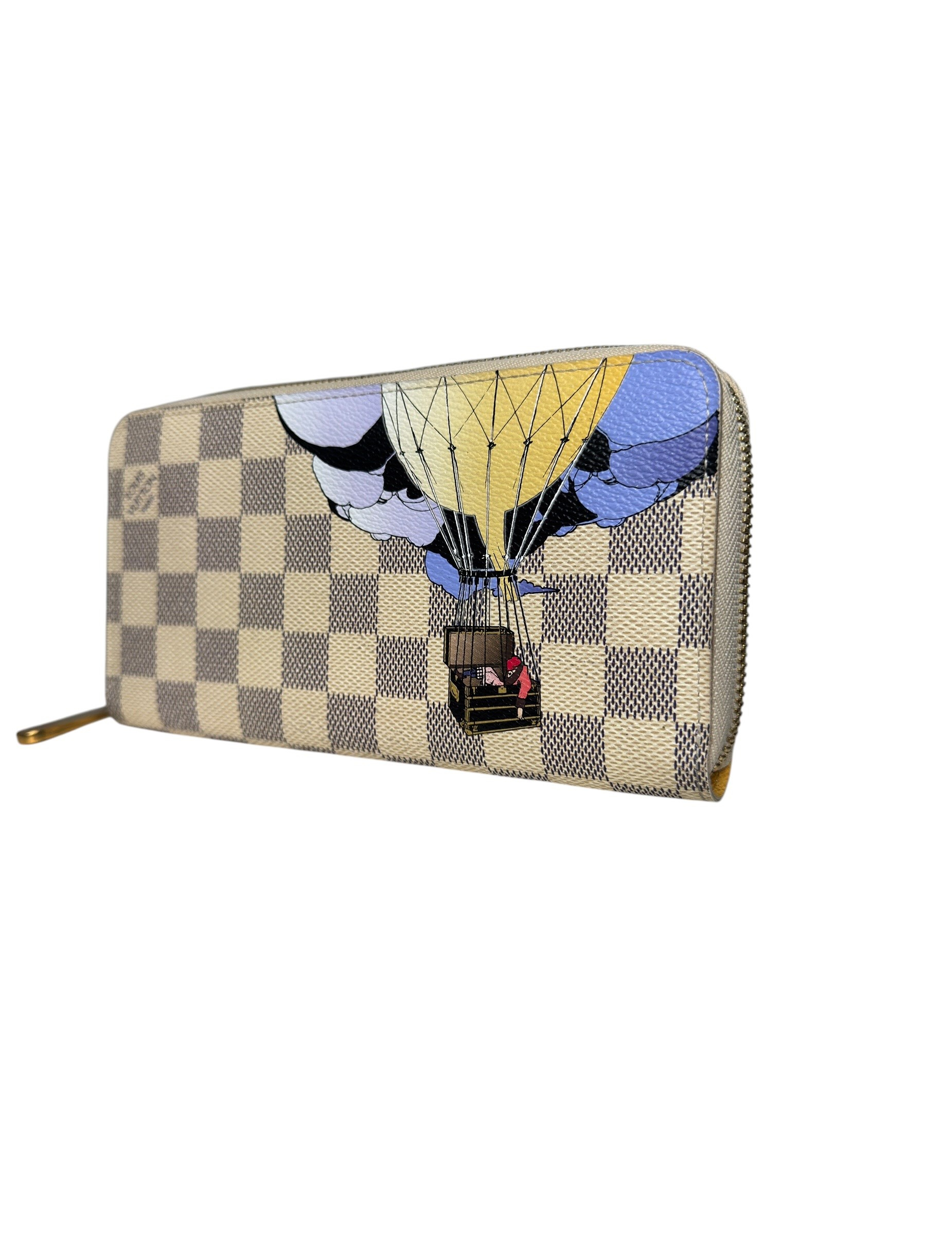 LOUIS VUITTON DAMIER AZUR ZIPPY WALLET