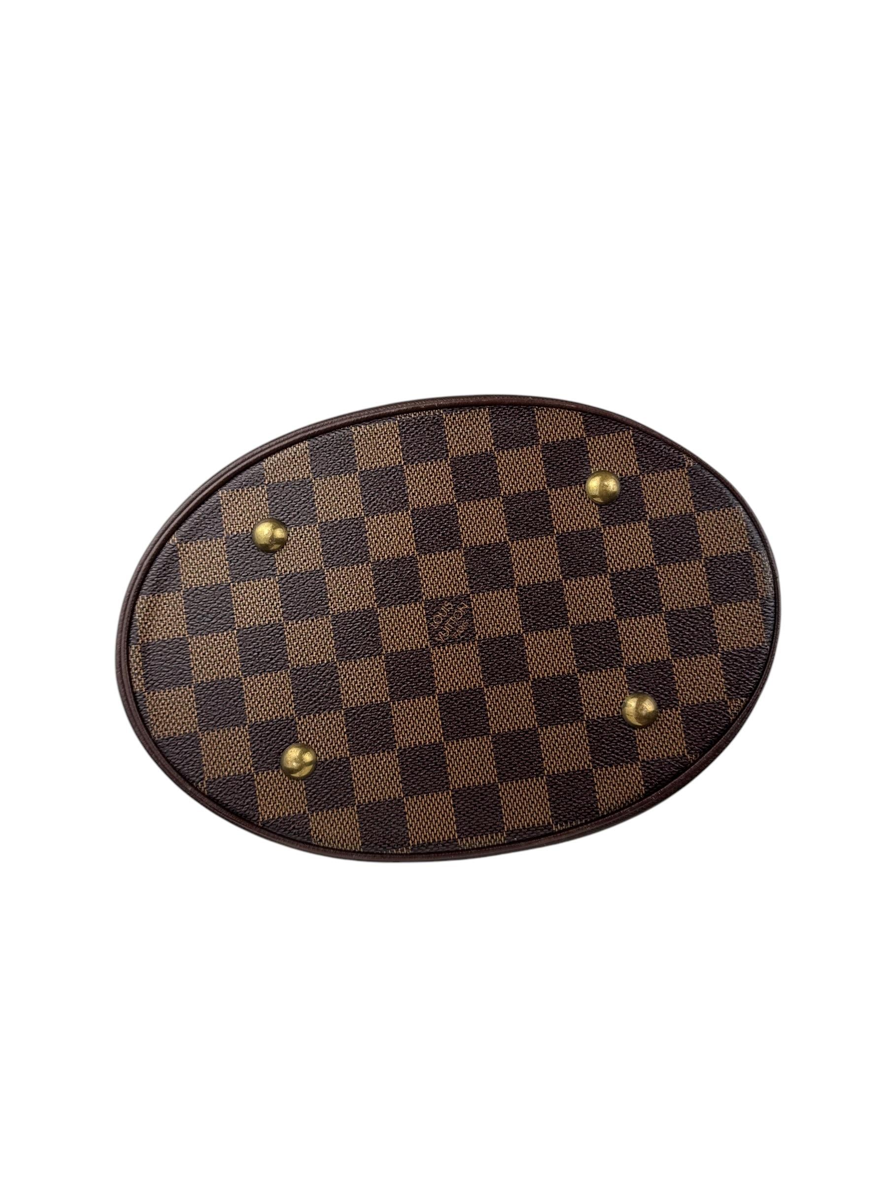 LOUIS VUITTON DAMIER EBENE BUCKET BAG