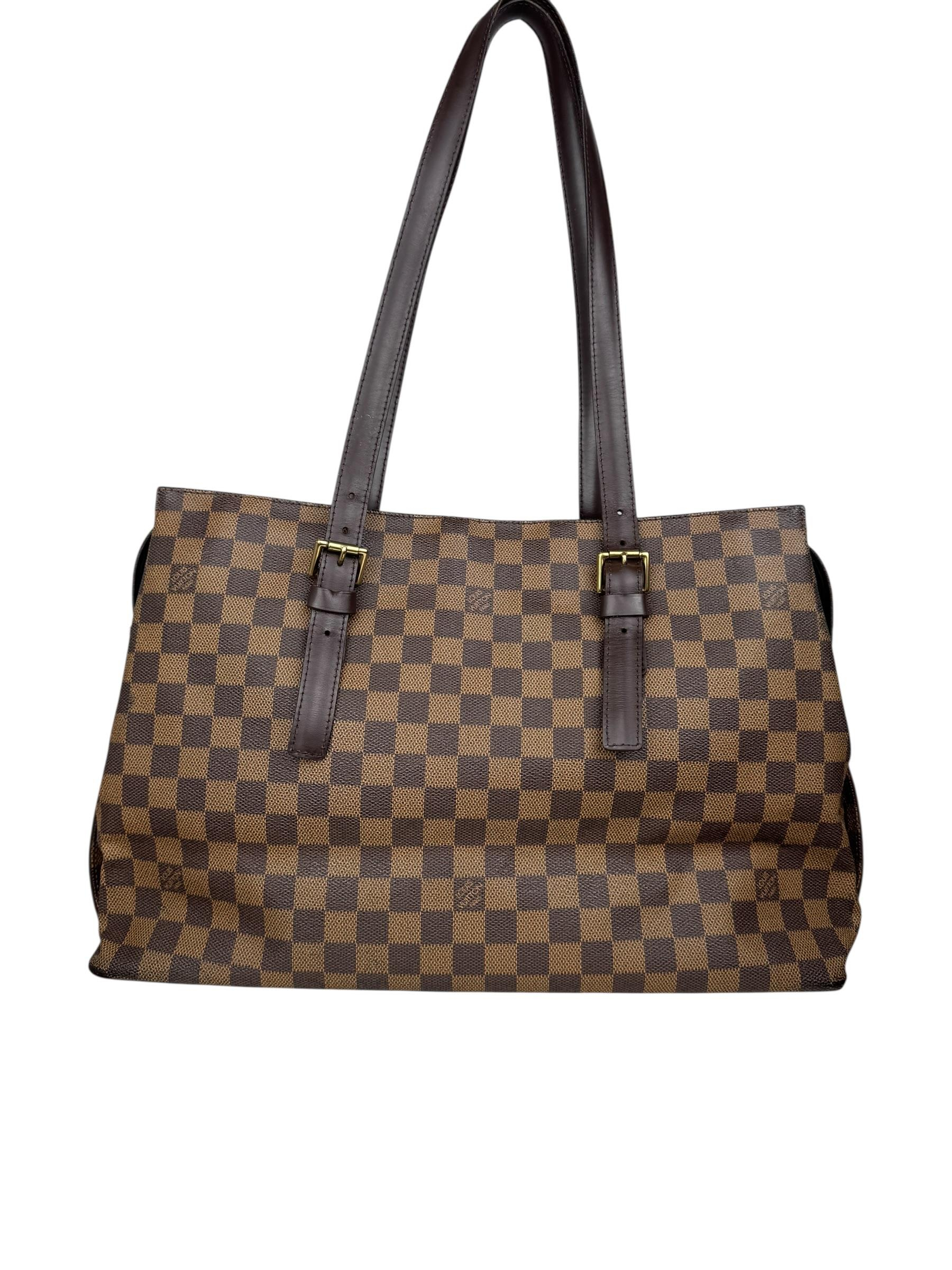 LOUIS VUITTON DAMIER EBENE CHELSEA TOTE BAG