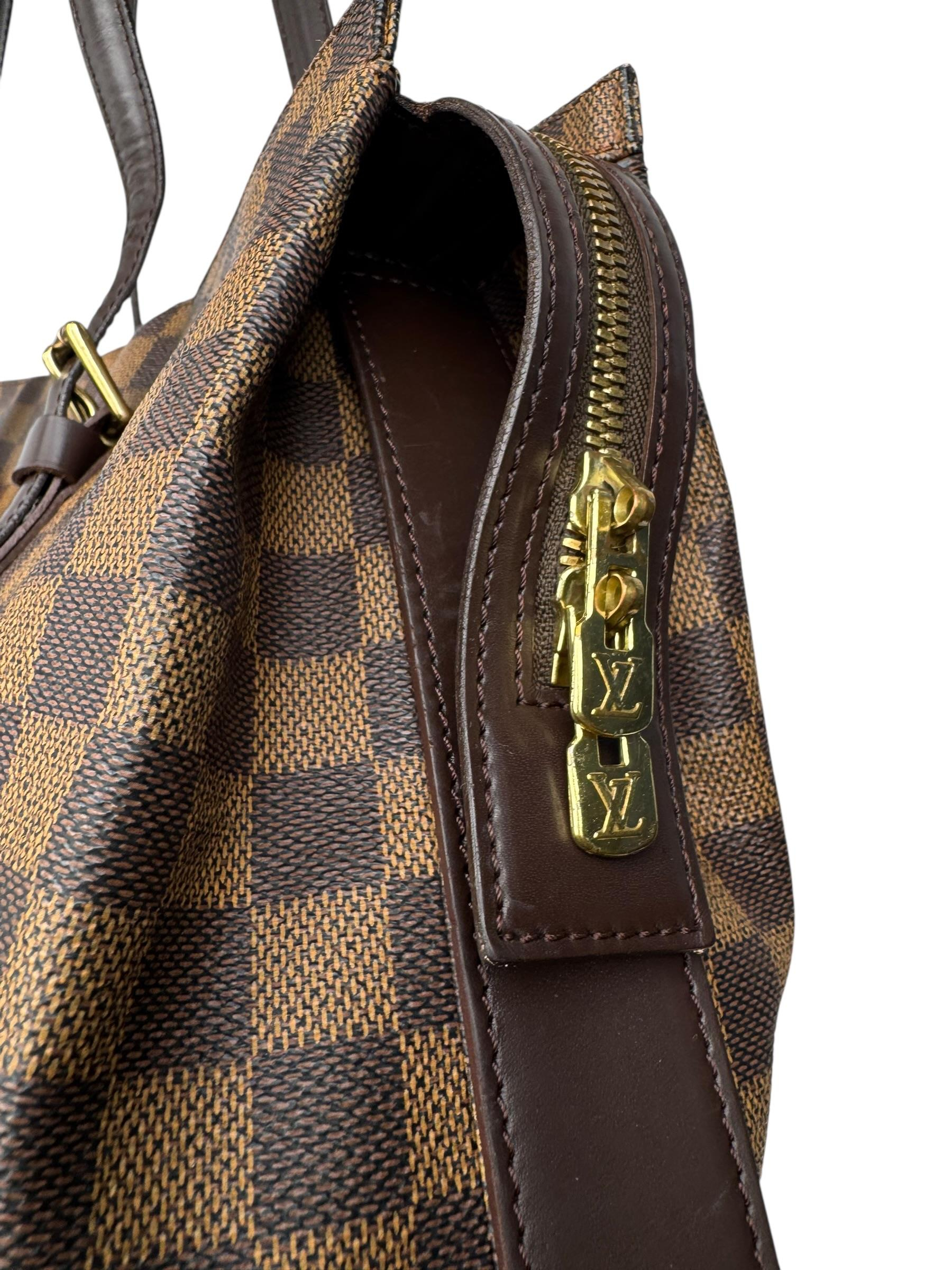 LOUIS VUITTON DAMIER EBENE CHELSEA TOTE BAG