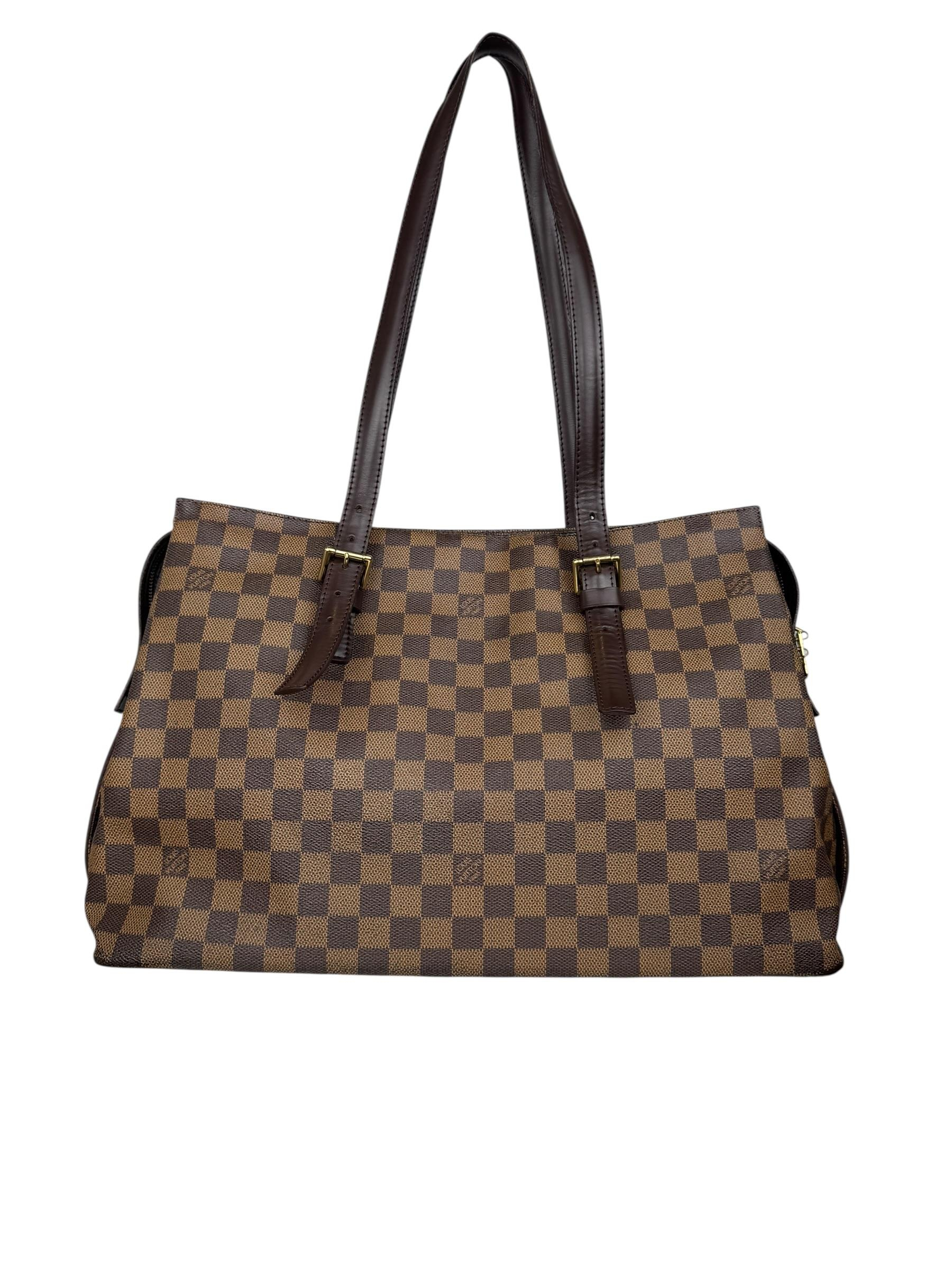 LOUIS VUITTON DAMIER EBENE CHELSEA TOTE BAG
