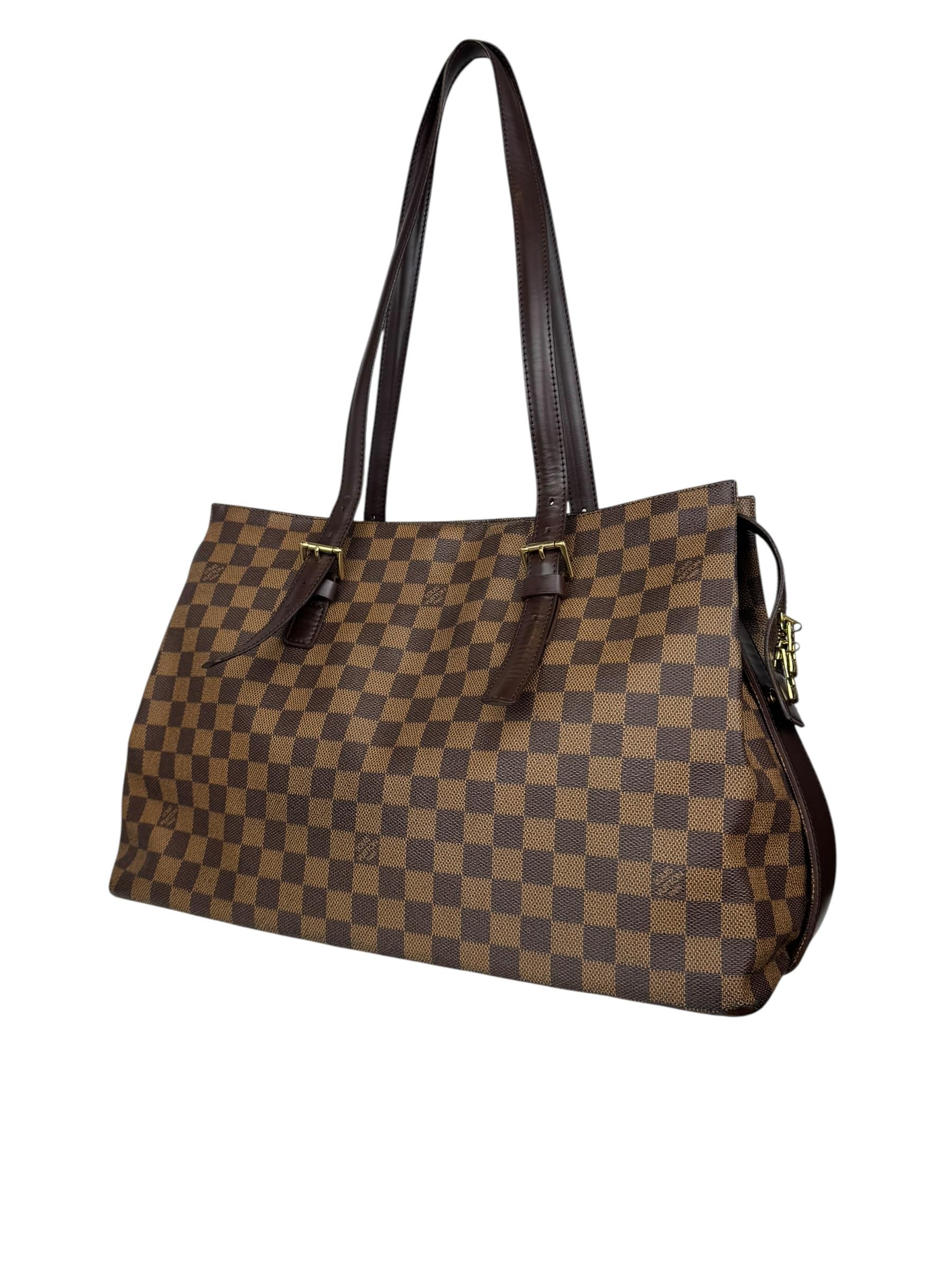 LOUIS VUITTON DAMIER EBENE CHELSEA TOTE BAG