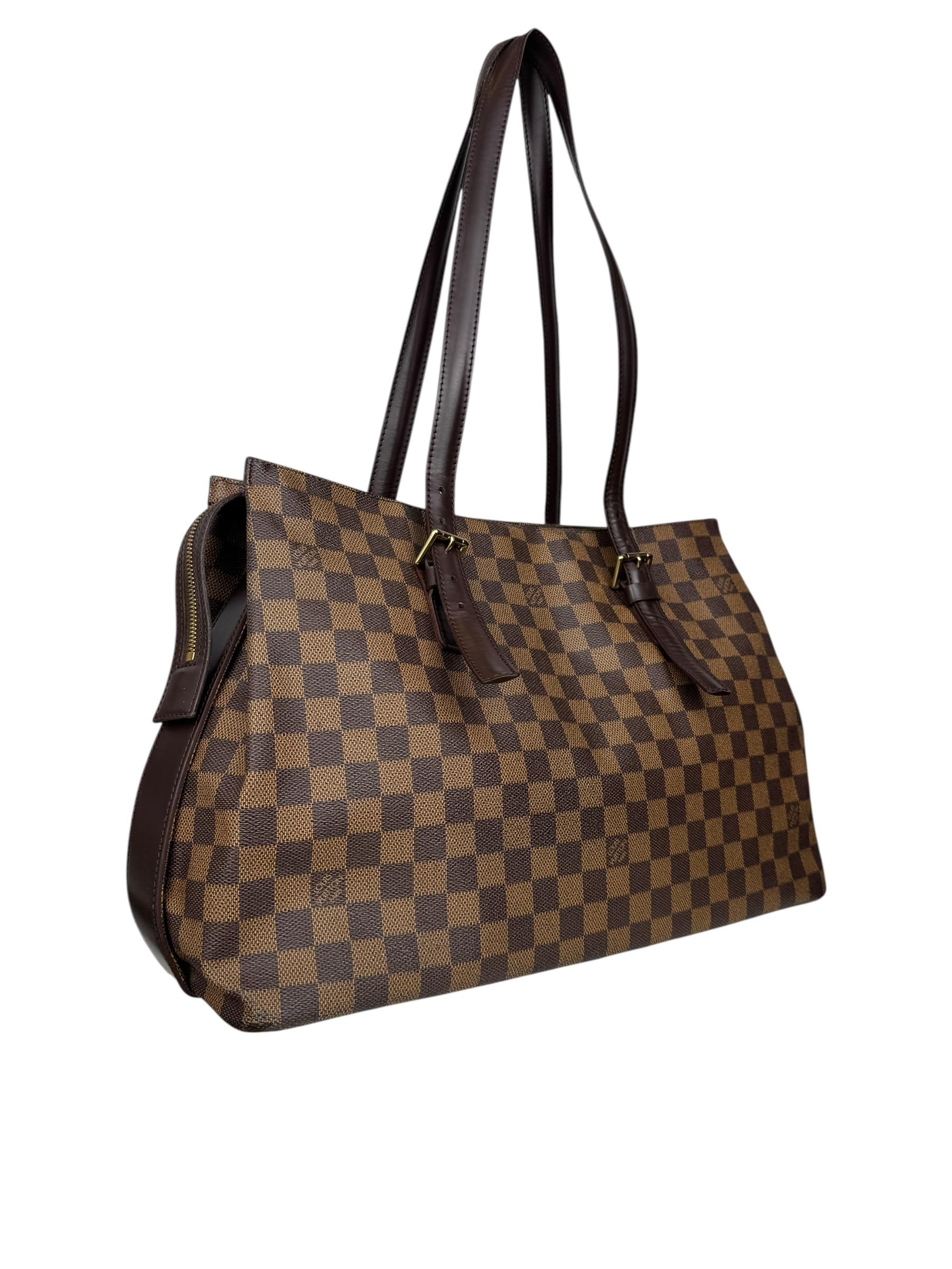 LOUIS VUITTON DAMIER EBENE CHELSEA TOTE BAG