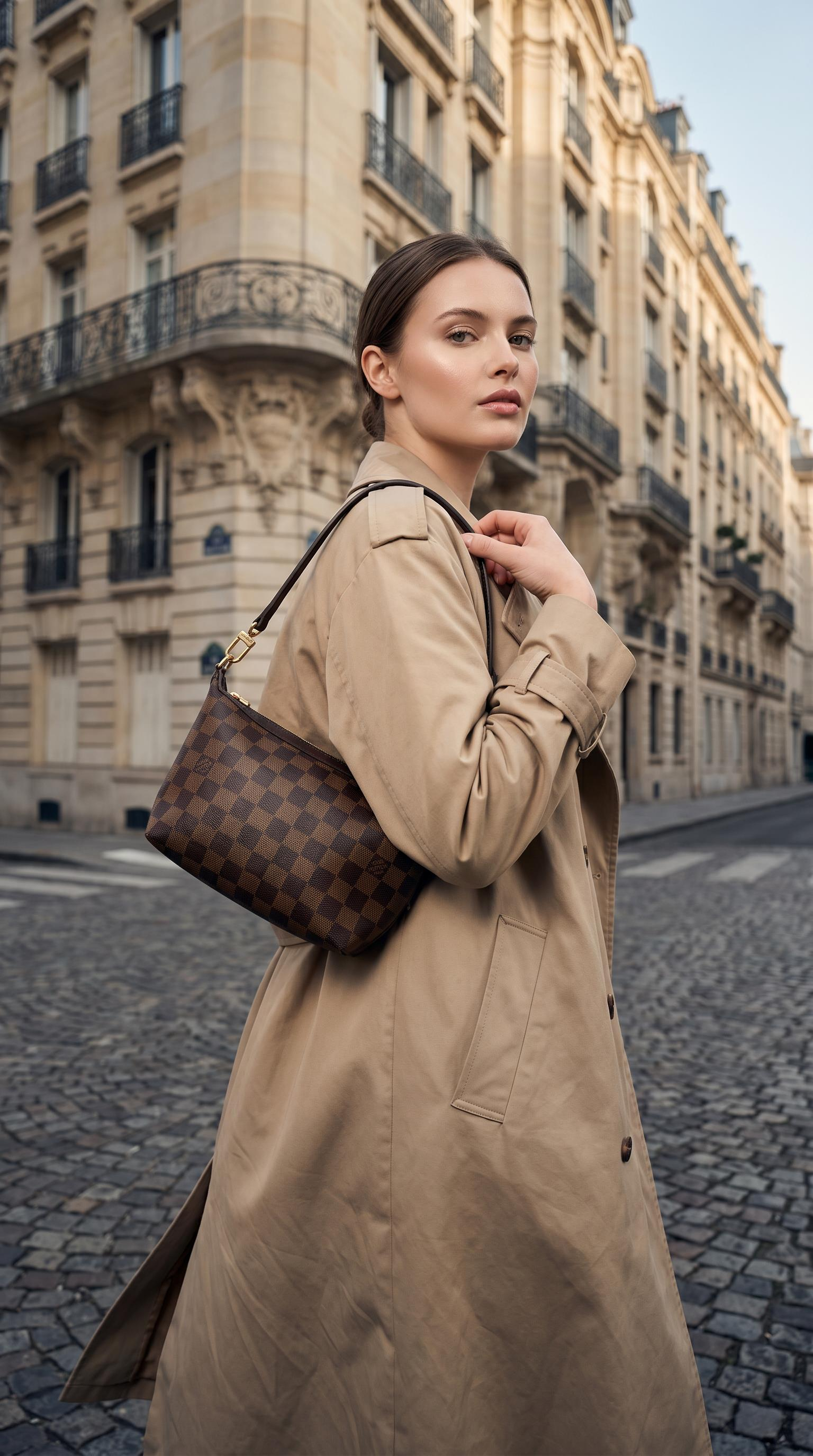 LOUIS VUITTON DAMIER EBENE POCHETTE