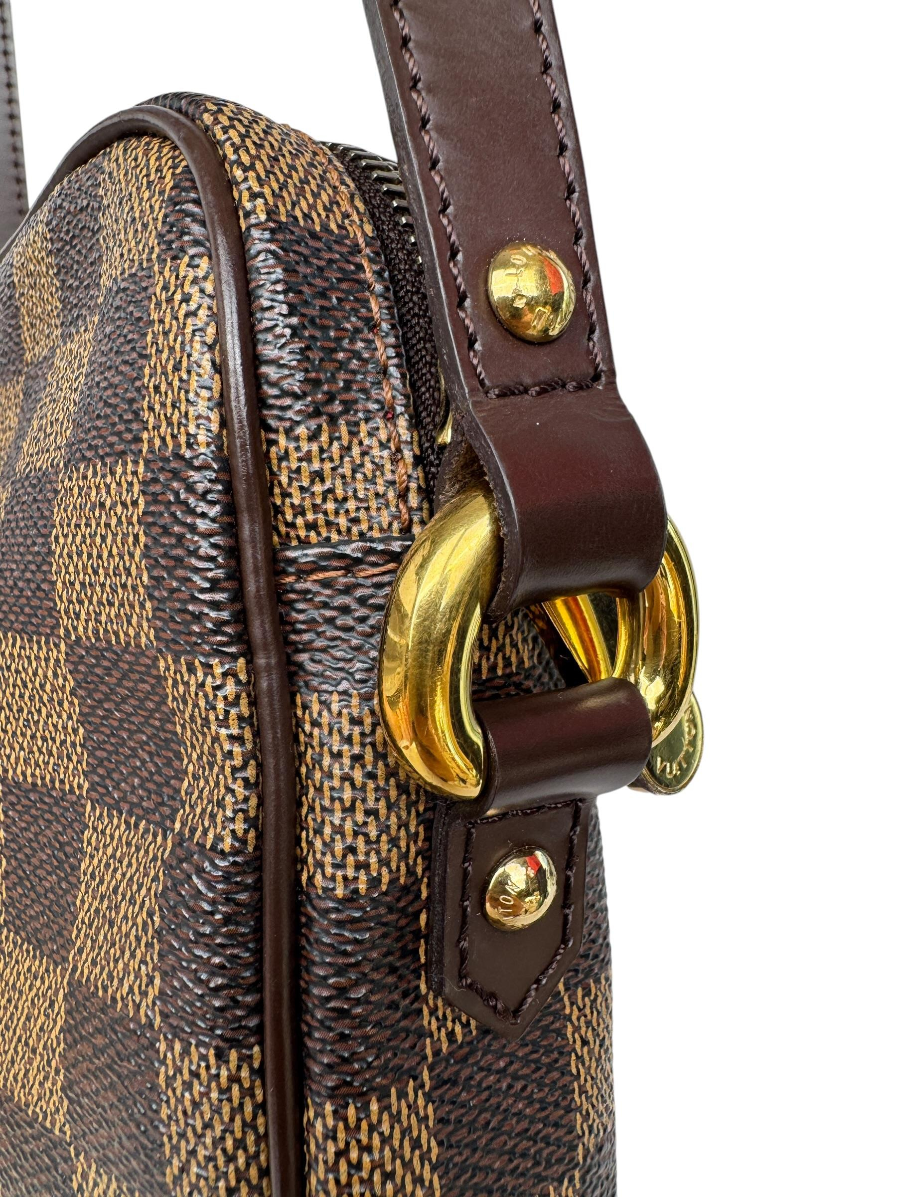 LOUIS VUITTON DAMIER EBENE RIFT CROSSBODY BAG