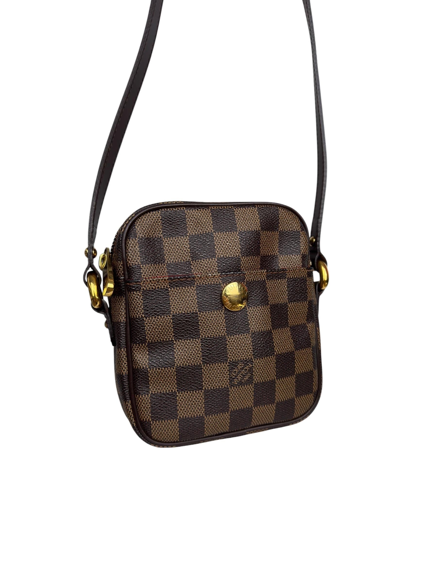 LOUIS VUITTON DAMIER EBENE RIFT CROSSBODY BAG