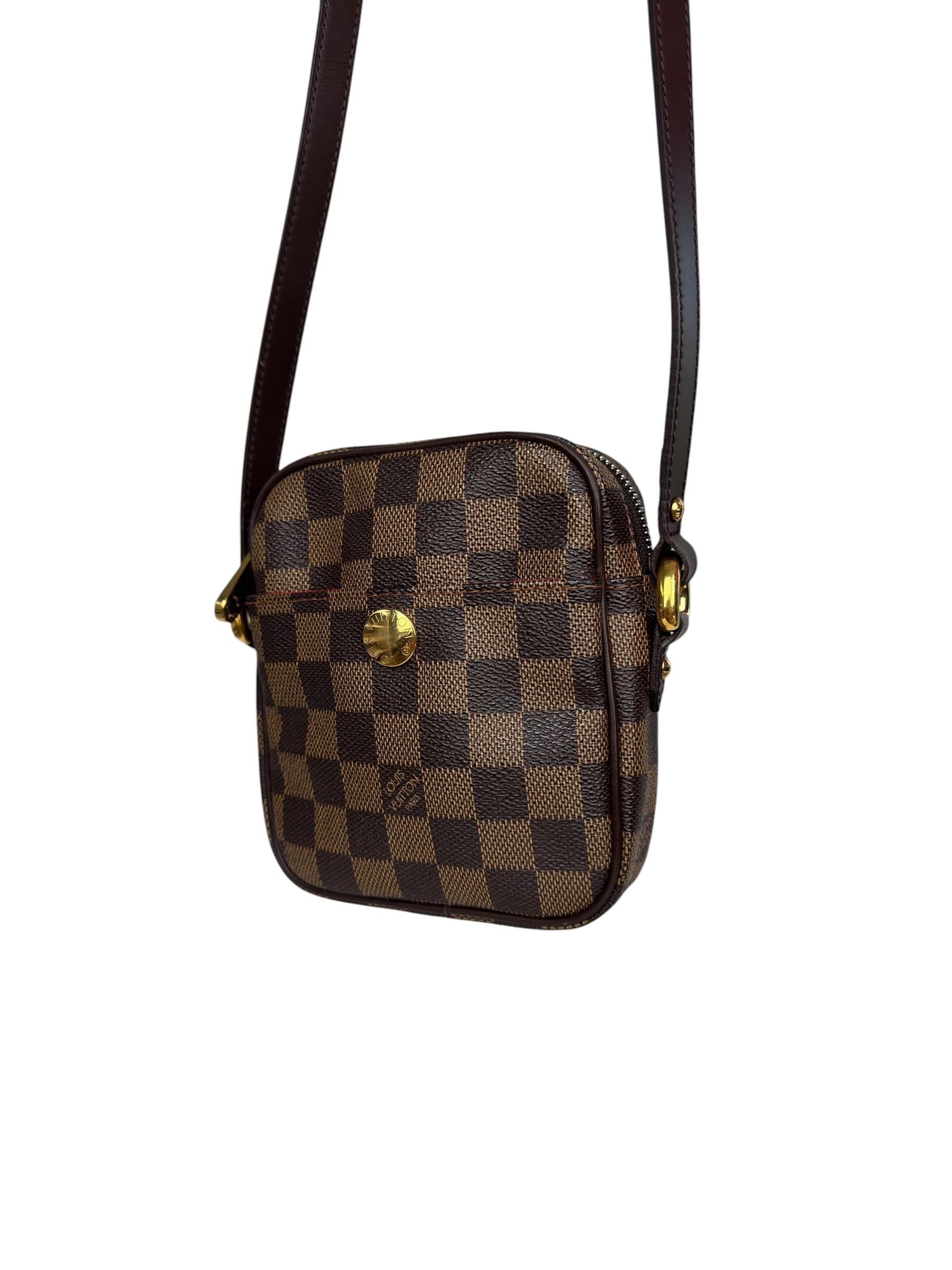 LOUIS VUITTON DAMIER EBENE RIFT CROSSBODY BAG