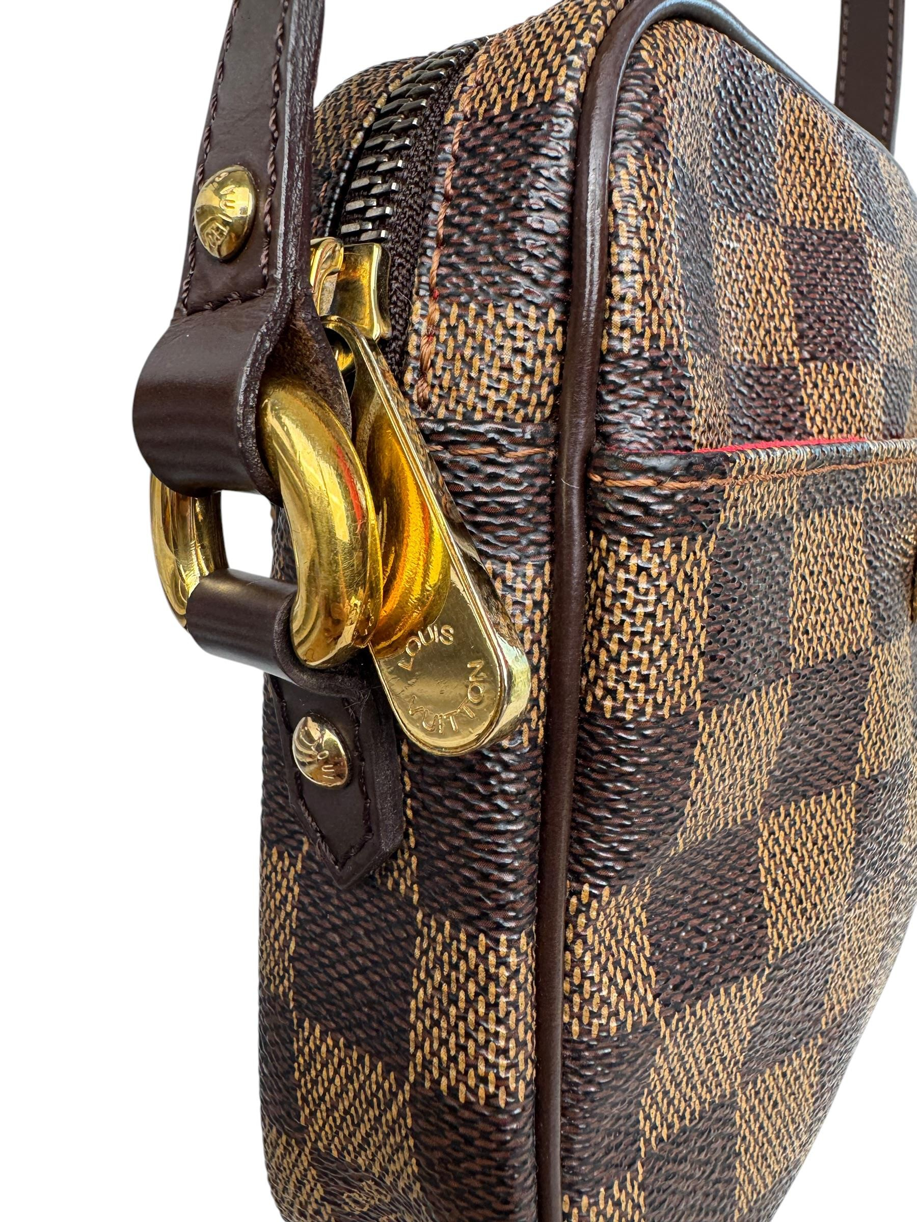 LOUIS VUITTON DAMIER EBENE RIFT CROSSBODY BAG