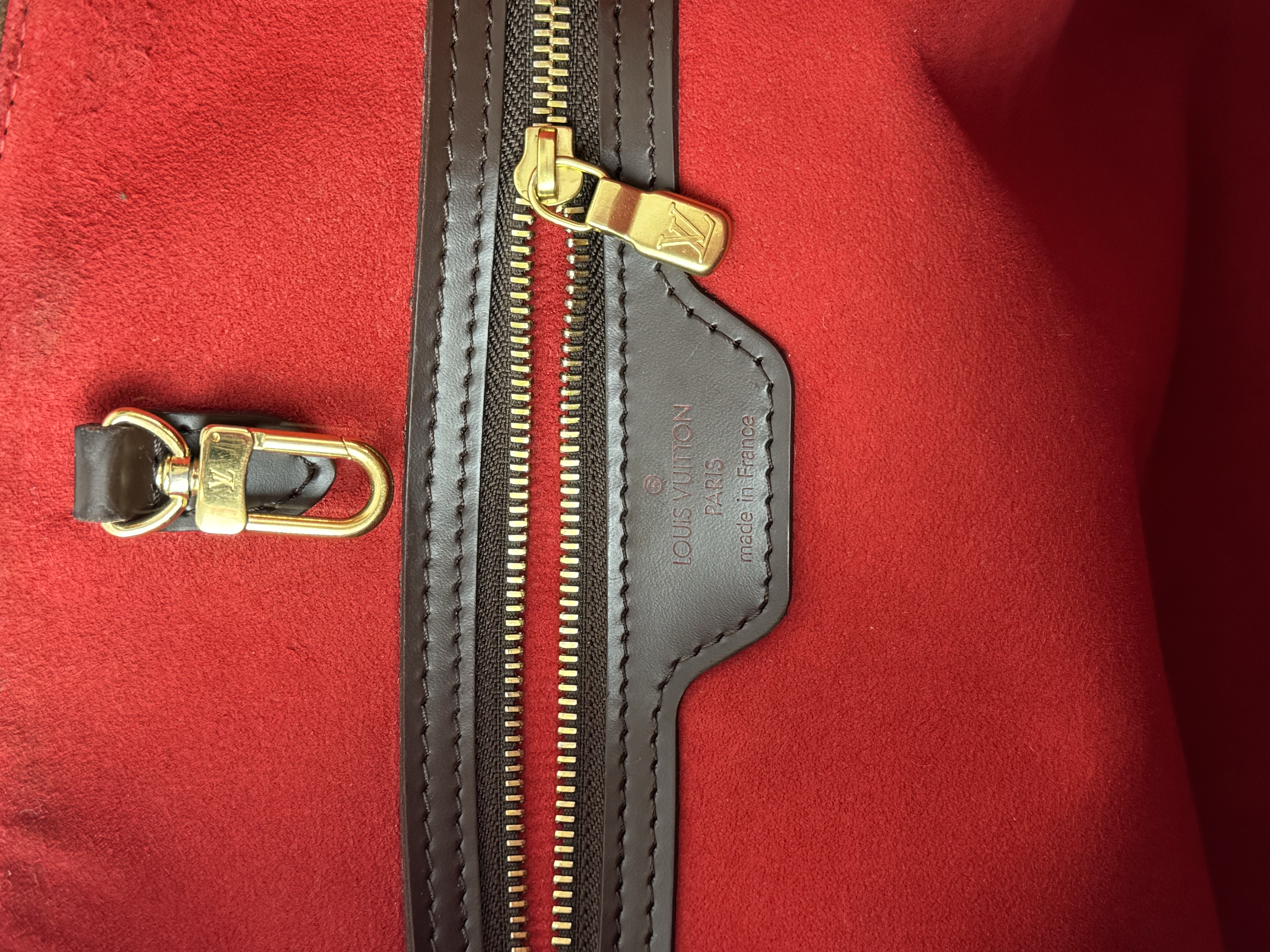 LOUIS VUITTON DAMIER EBENE SHOULDER BAG 