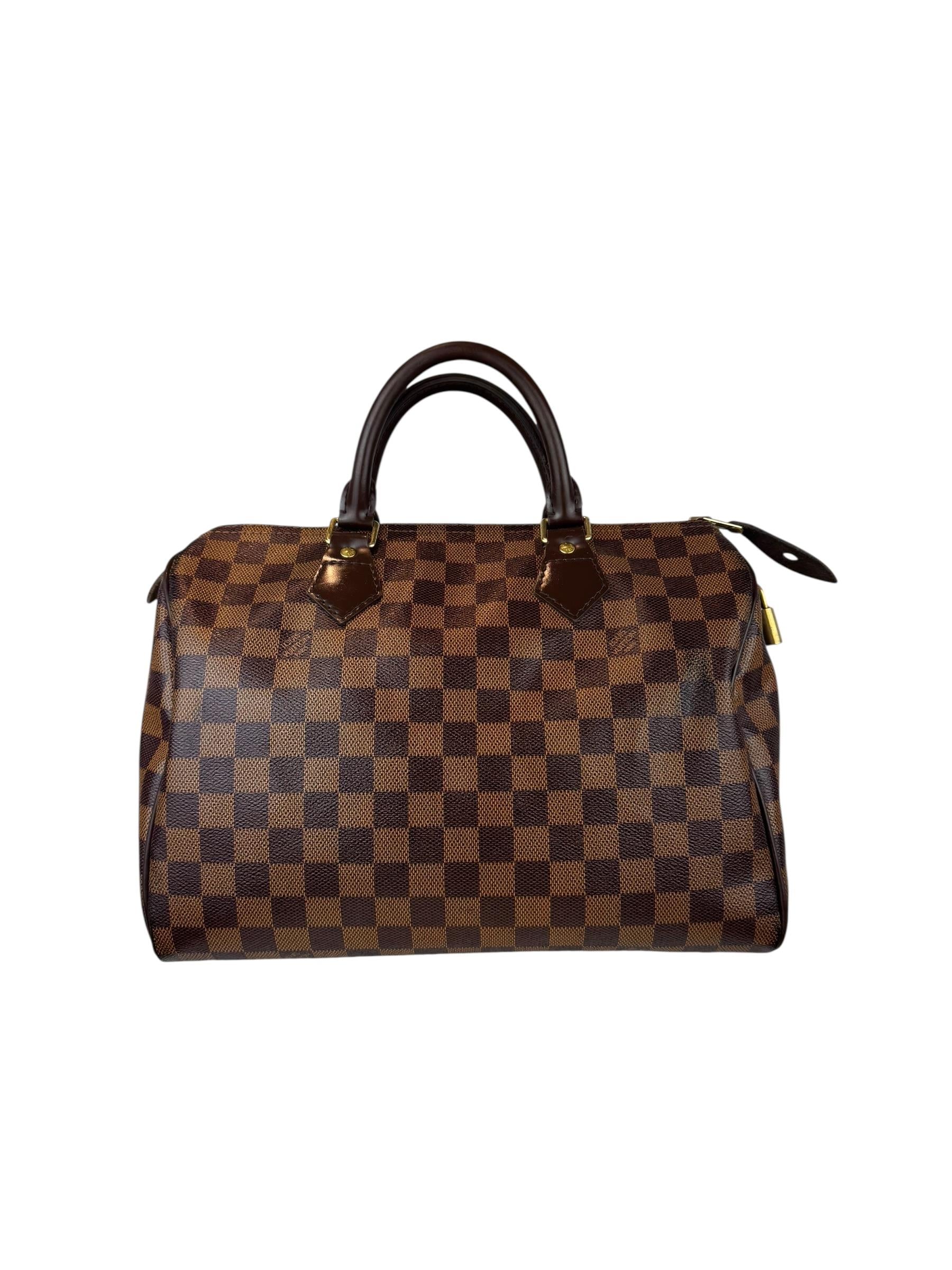 LOUIS VUITTON DAMIER EBENE SPEEDY 30