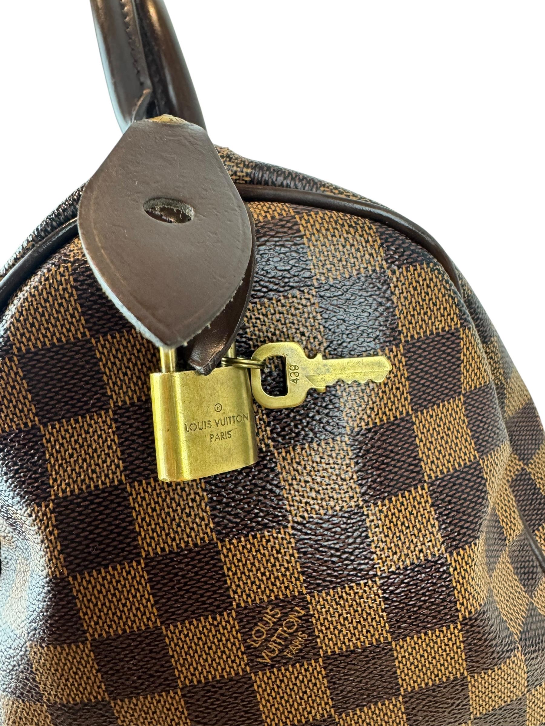 LOUIS VUITTON DAMIER EBENE SPEEDY 30