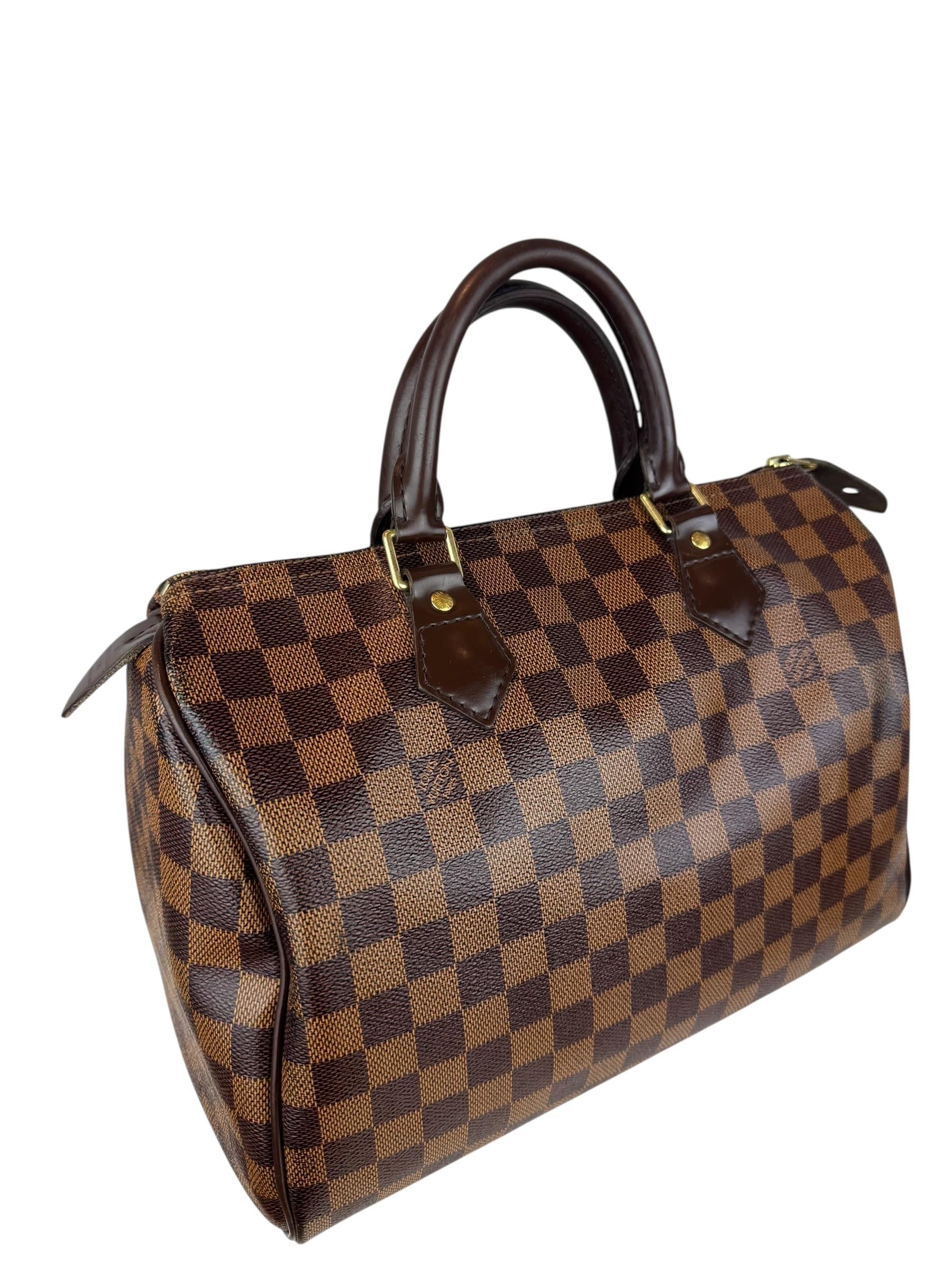 LOUIS VUITTON DAMIER EBENE SPEEDY 30