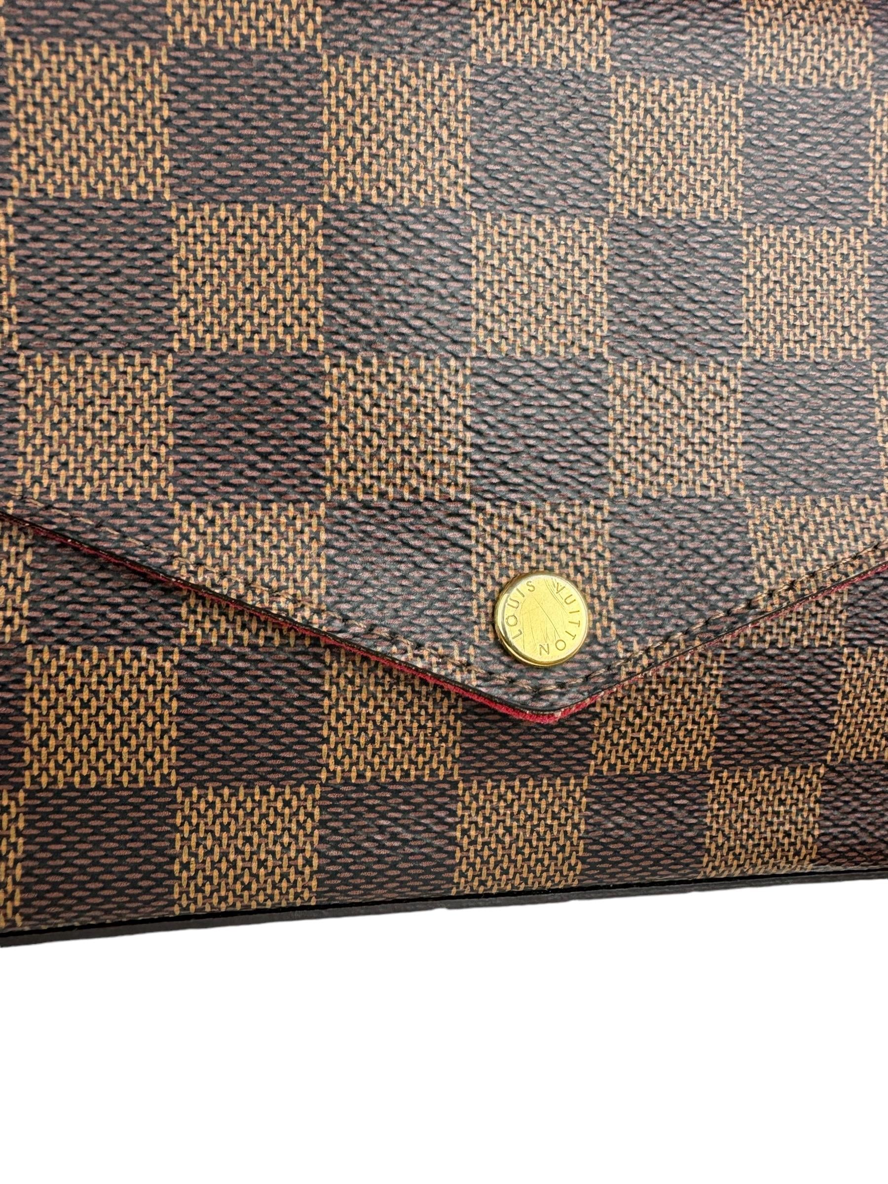 LOUIS VUITTON EBENE DAMIER FELICE POCHETTE