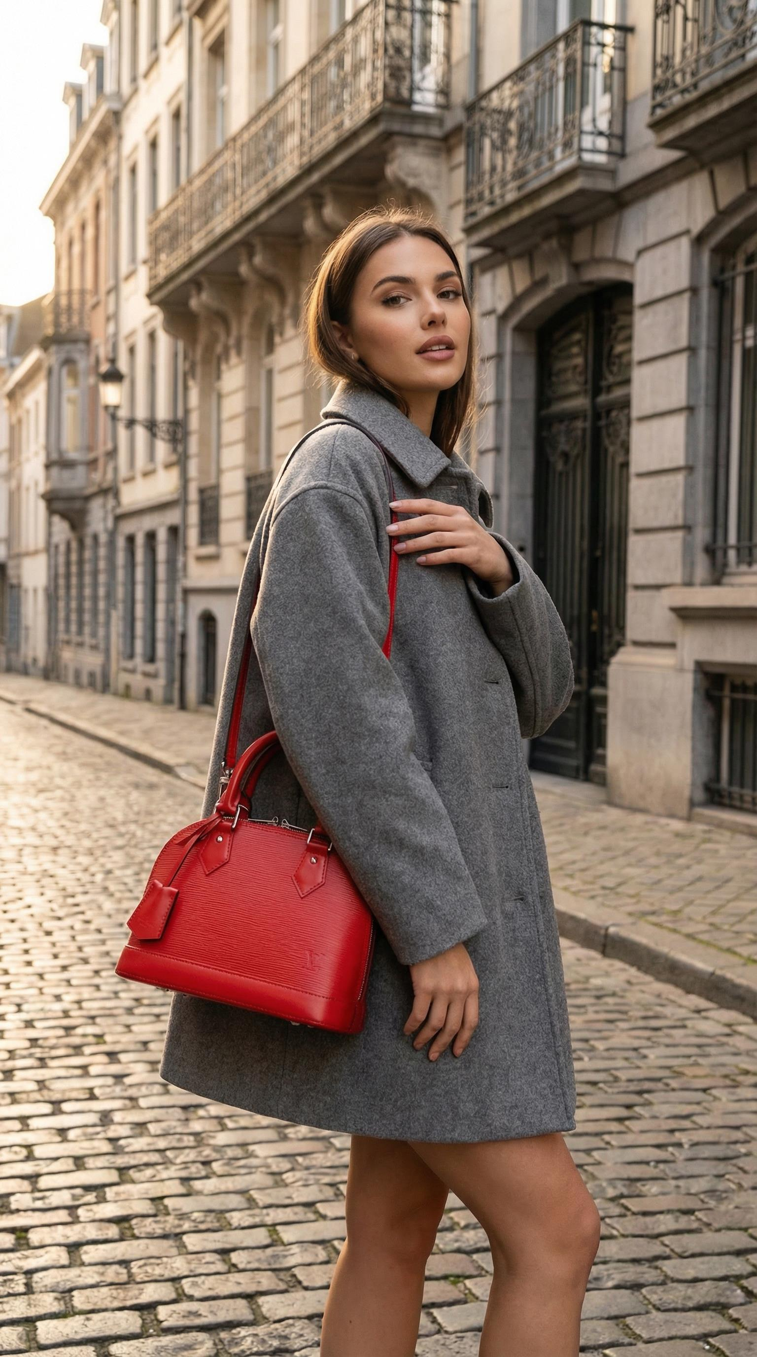LOUIS VUITTON EPI BB ALMA BAG