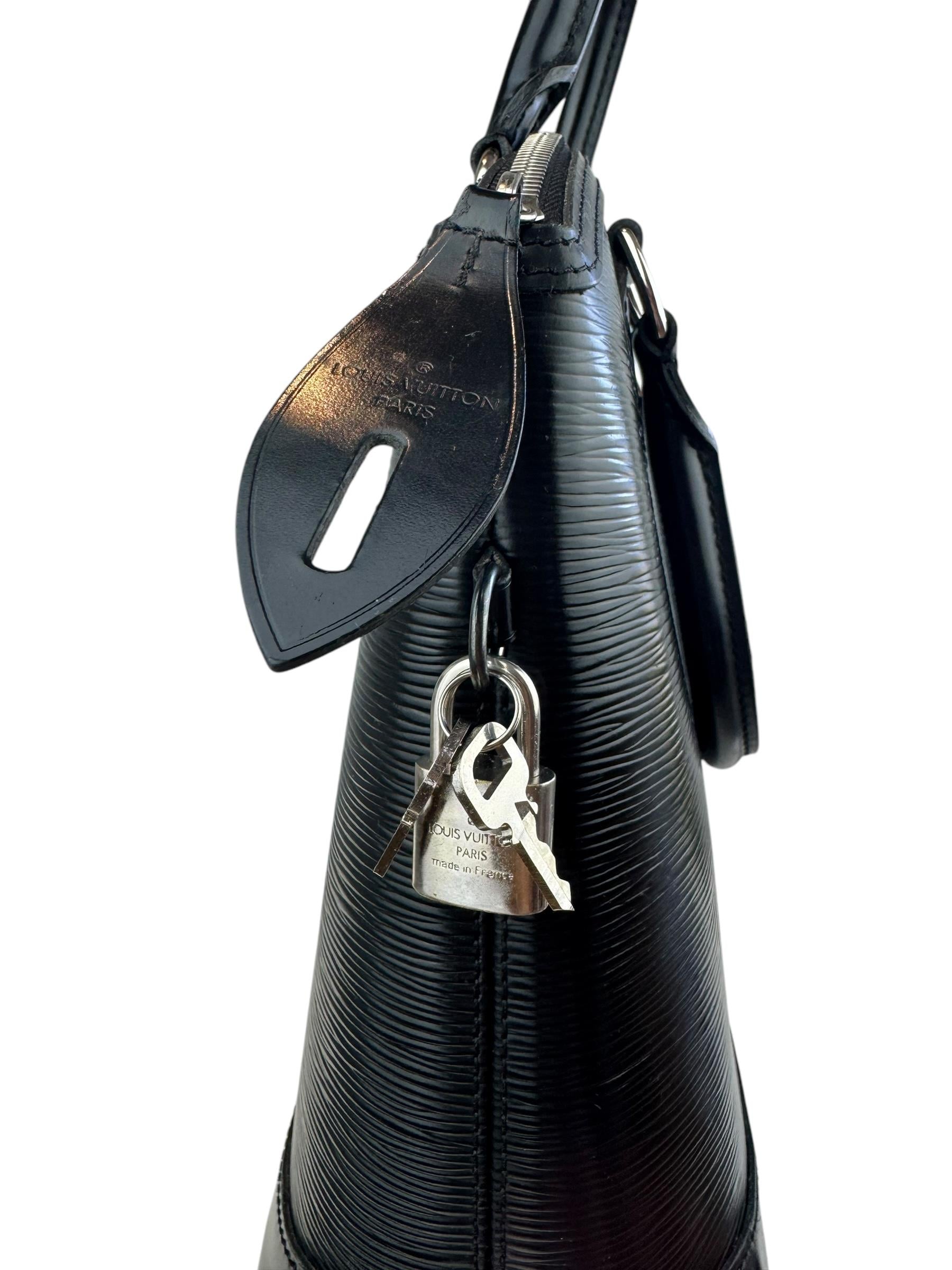 LOUIS VUITTON EPI BLACK LOCKIT BAG 