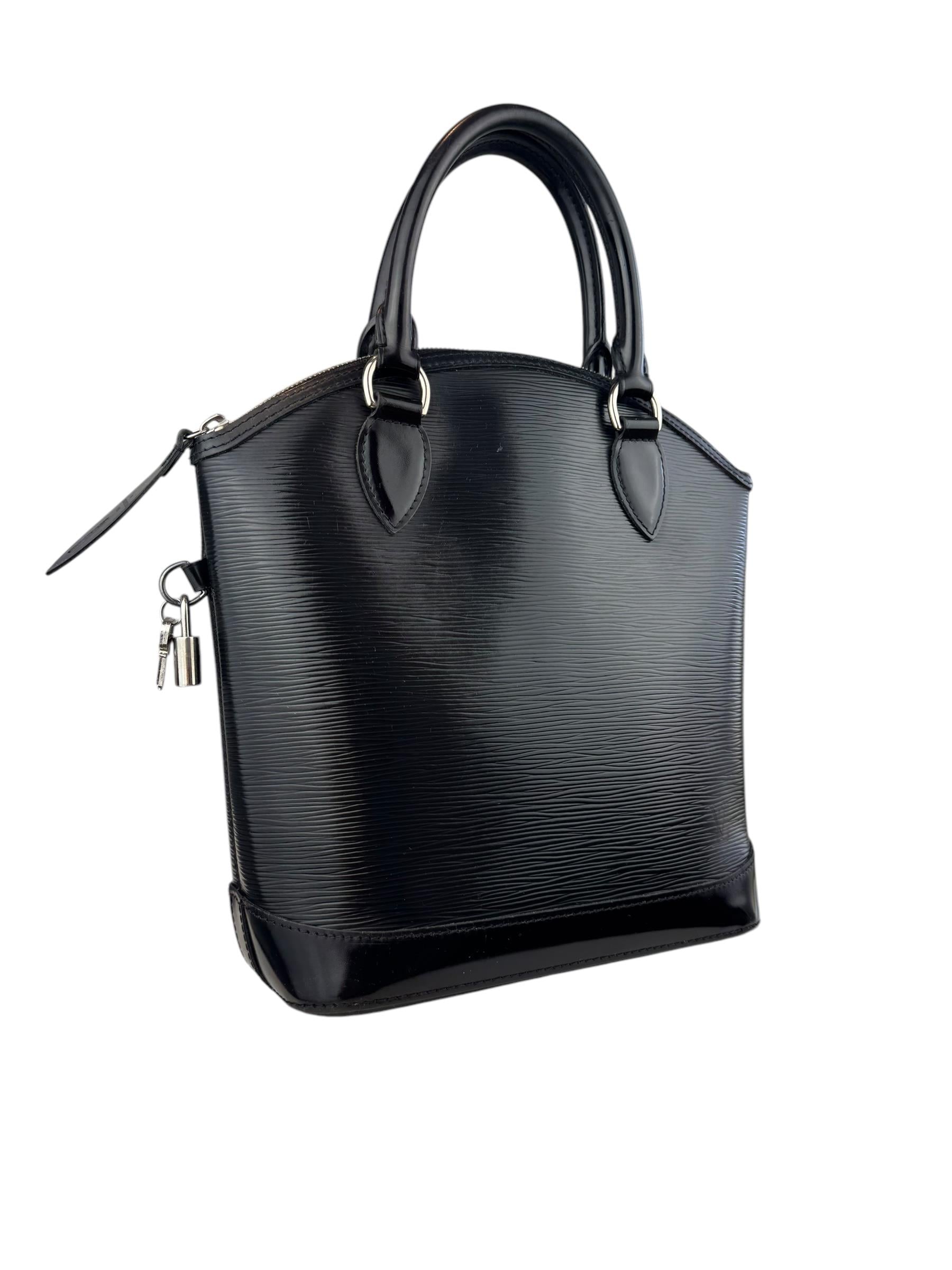 LOUIS VUITTON EPI BLACK LOCKIT BAG 