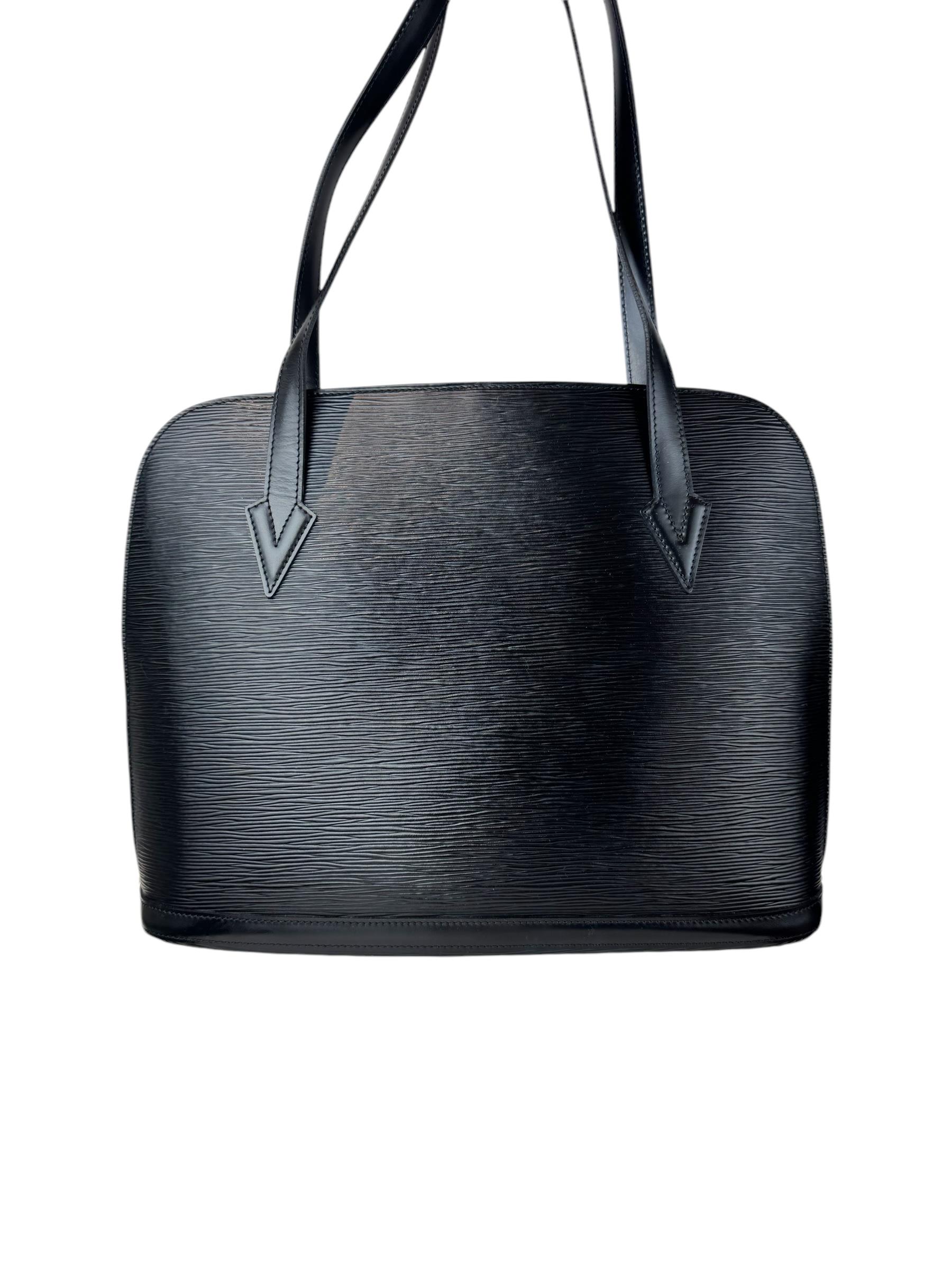 LOUIS VUITTON EPI BLACK LUSSAC BAG