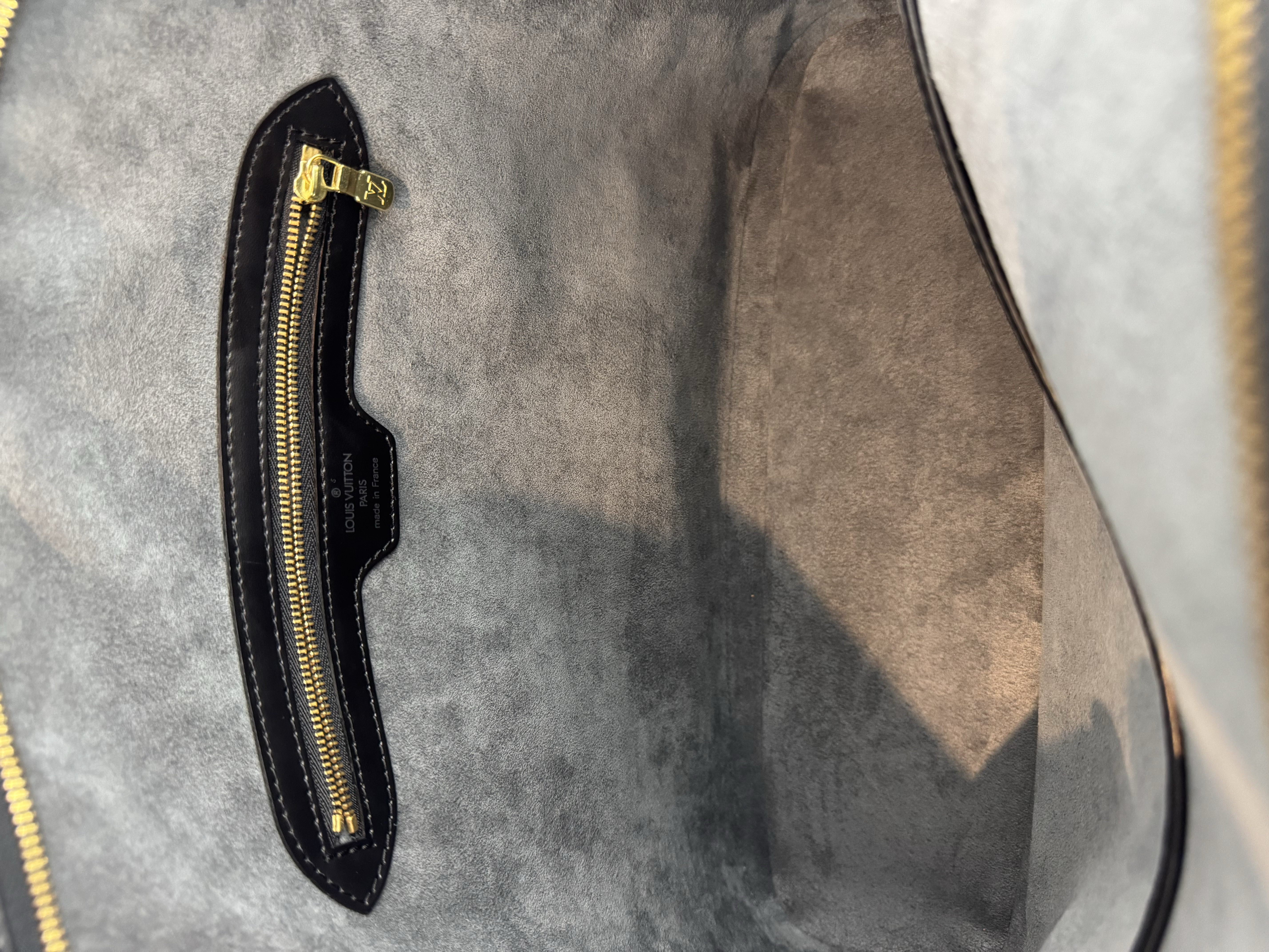 LOUIS VUITTON EPI BLACK LUSSAC BAG