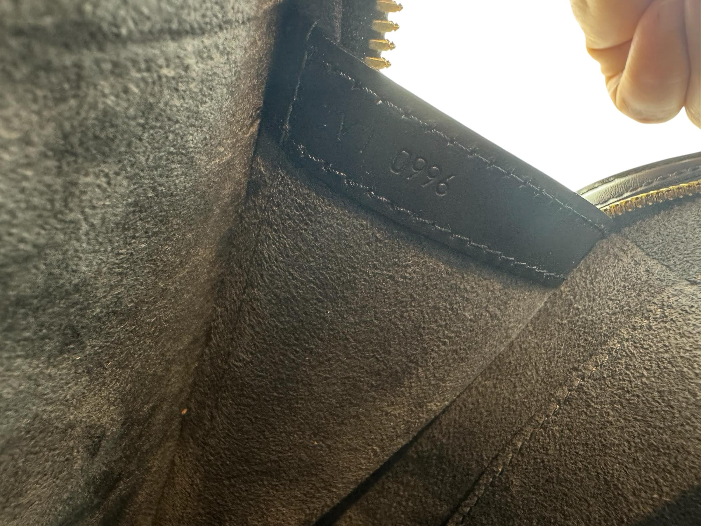LOUIS VUITTON EPI BLACK LUSSAC BAG