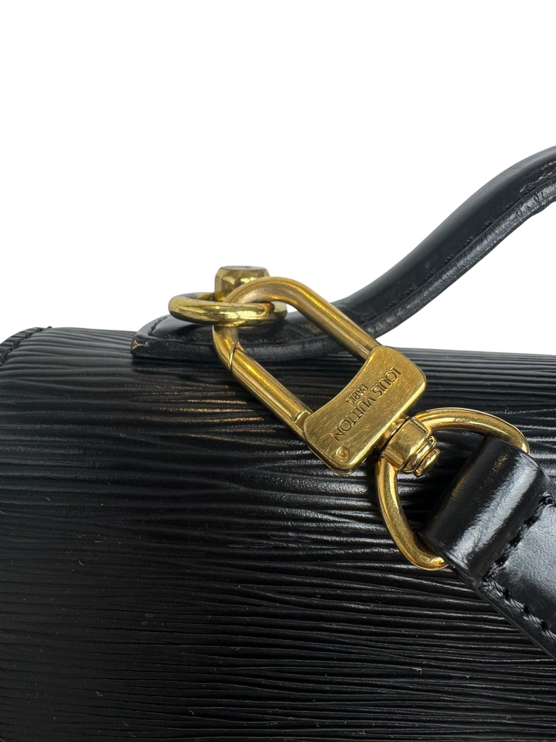 LOUIS VUITTON EPI BLACK MONCEAU BAG