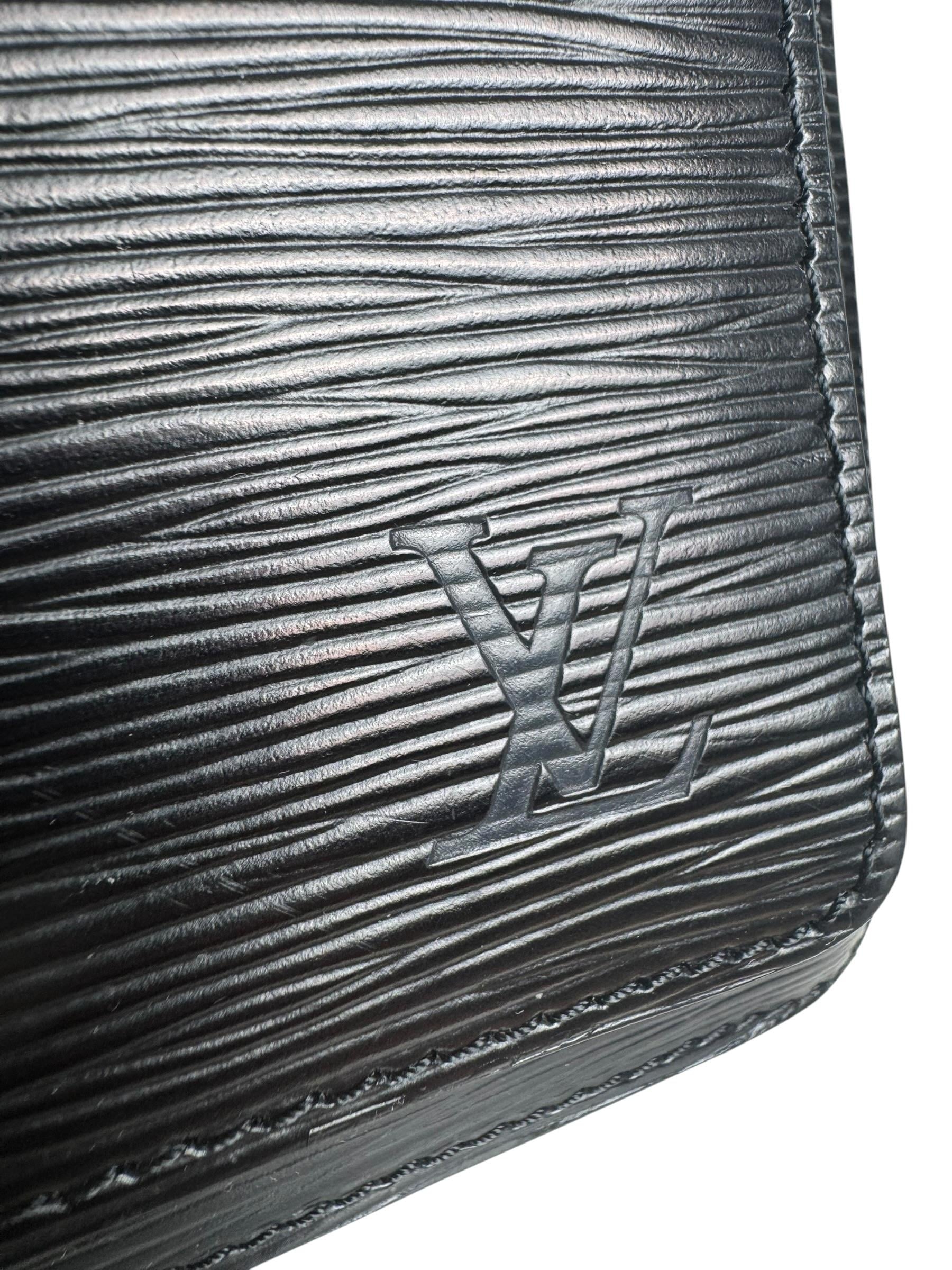 LOUIS VUITTON EPI BLACK MONCEAU BAG